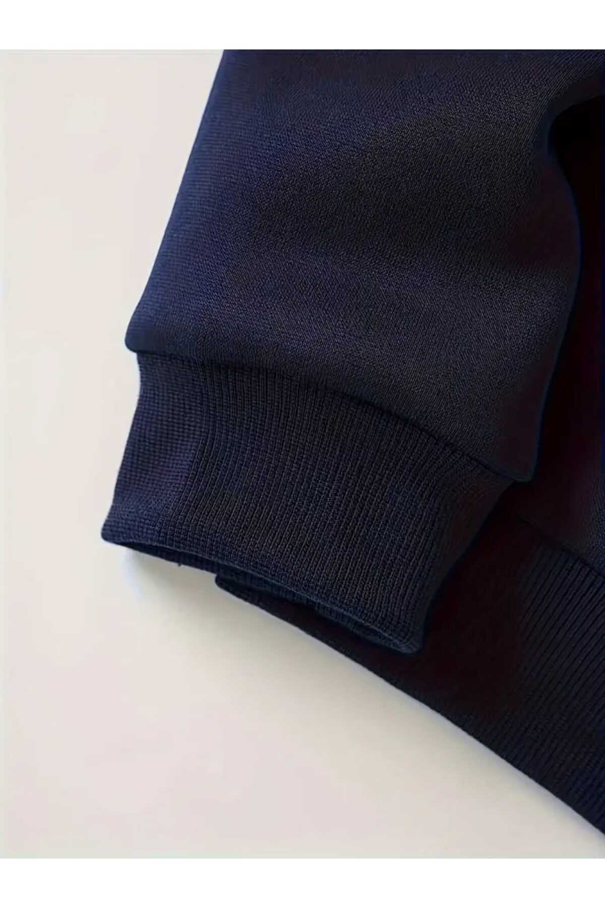 tkn your style Геометричен комплект от блуза и долнище LEOPARD Модна блуза с качулка и принт