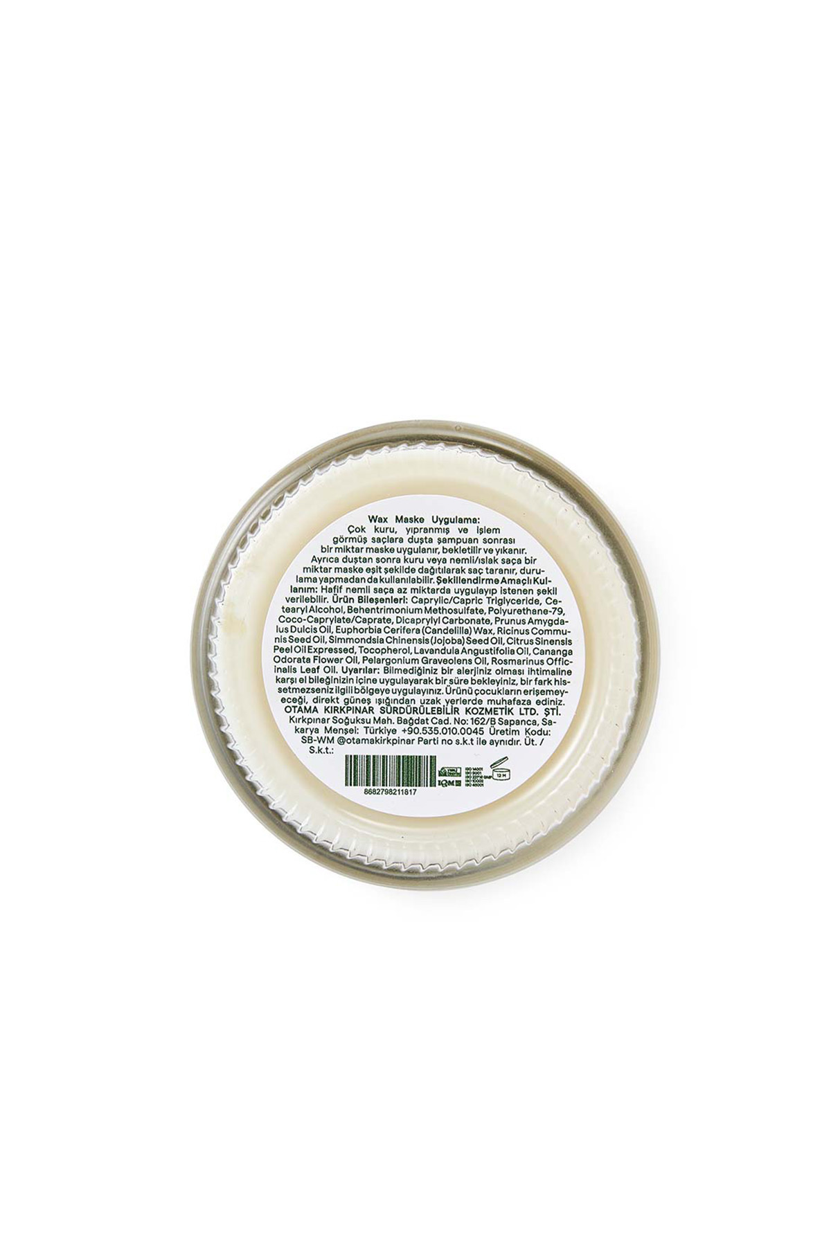 Doğal Saç Şekillendirici ve Onarıcı Wax Maske - 50 ML — WAXMSK — تصویر 2 از 7