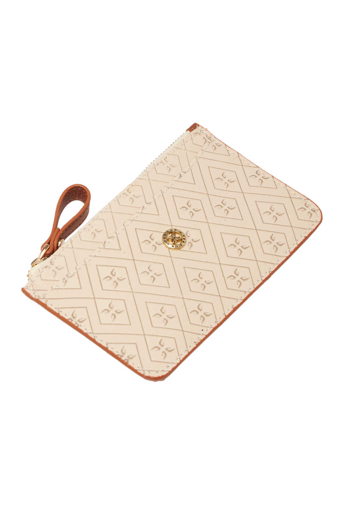 Beige Print Women's Wallet-S1CB00055821-E52
