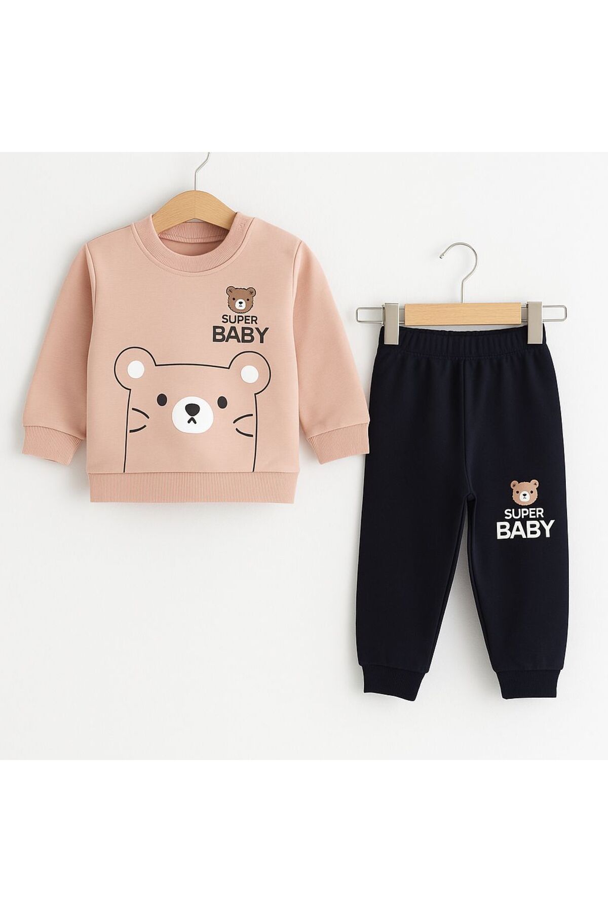 DIMPLE BABY 2 li bebek pijama takmı baskılı fotoğrafı 2 (önizleme)