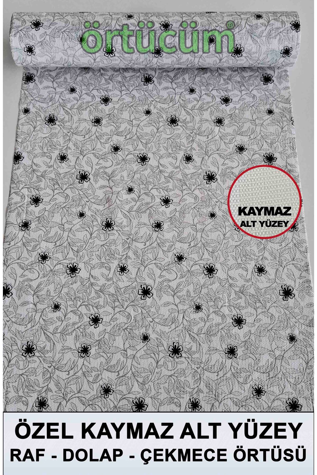 Anti-Slip Pvc Cabinet Shelf Cover Refrigerator Drawer Anti-Slip Multipurpose Kitchen Floral Pattern