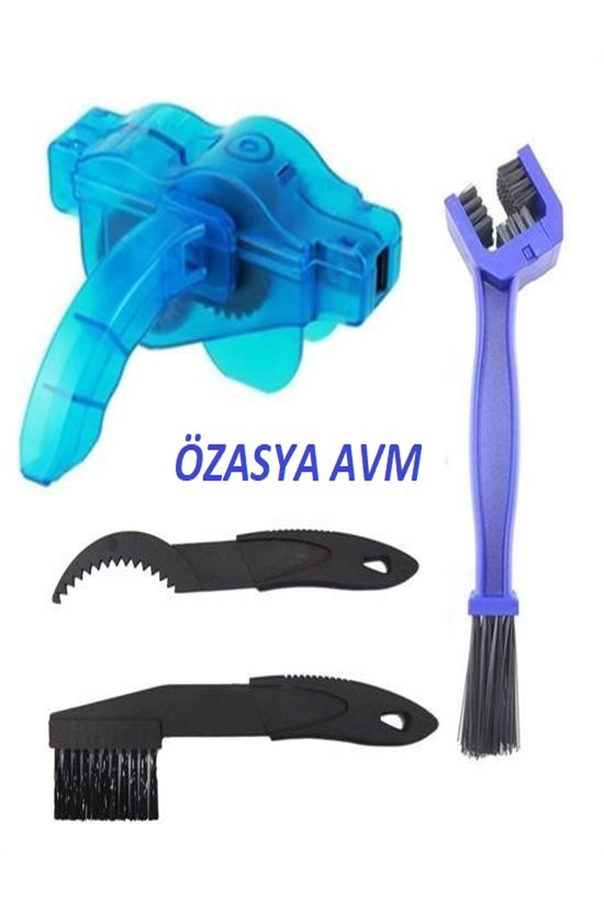 Bicycle Sprocket Protector Rust Remover Cleaning Brush Apparatus Maintenance Kit 4 Pieces