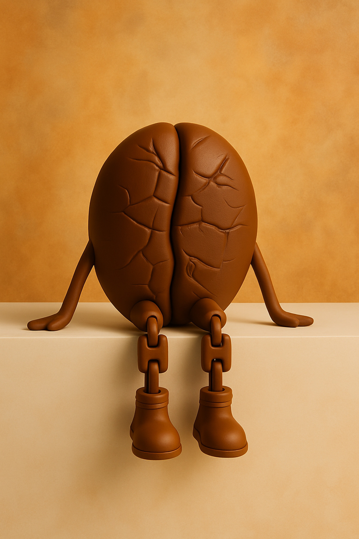 hamzam Kahve Keyfi Figürü – Oturan Kahve Dekoru