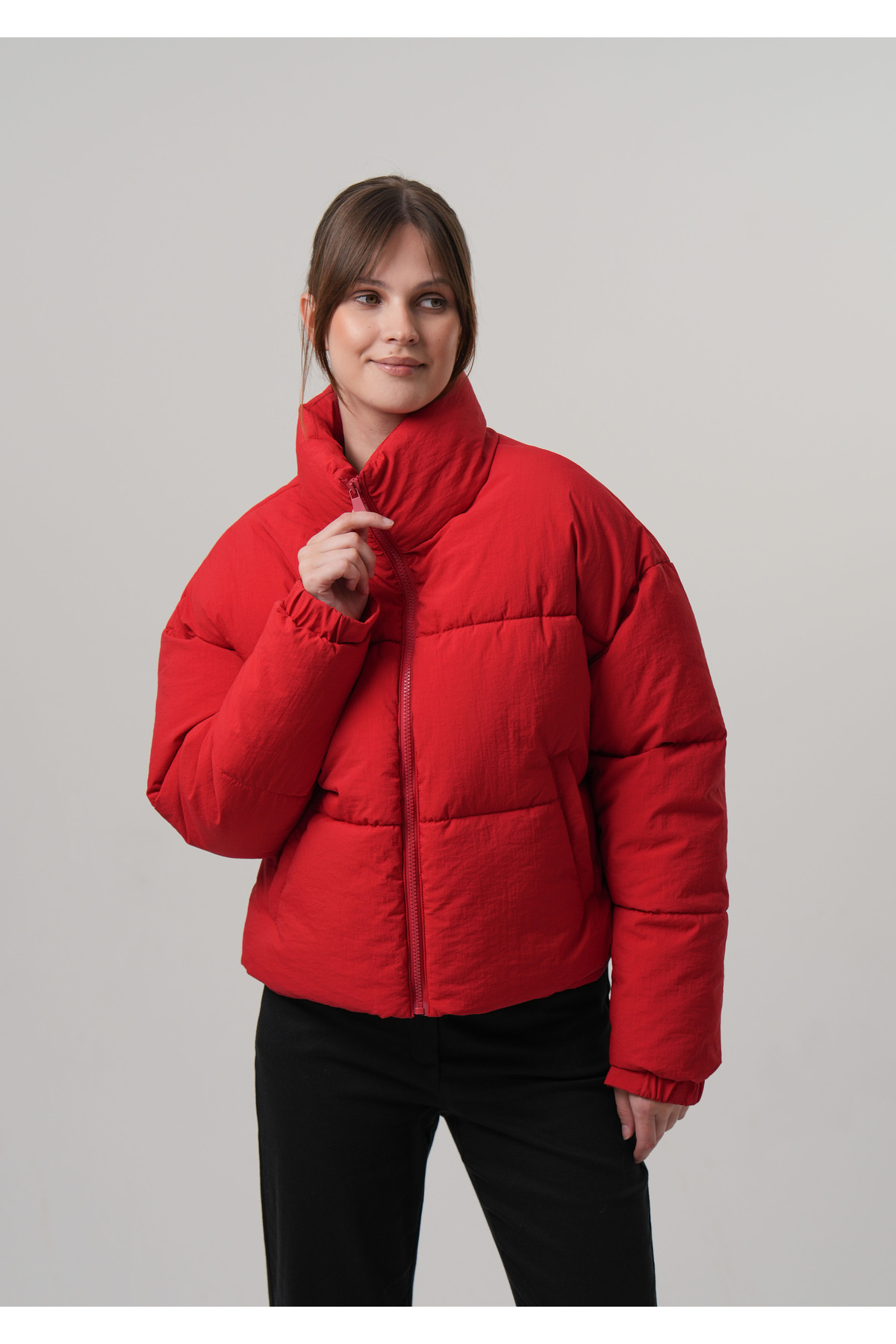 PIQUE KADIN MONT Şişme Kadın Crop Mont