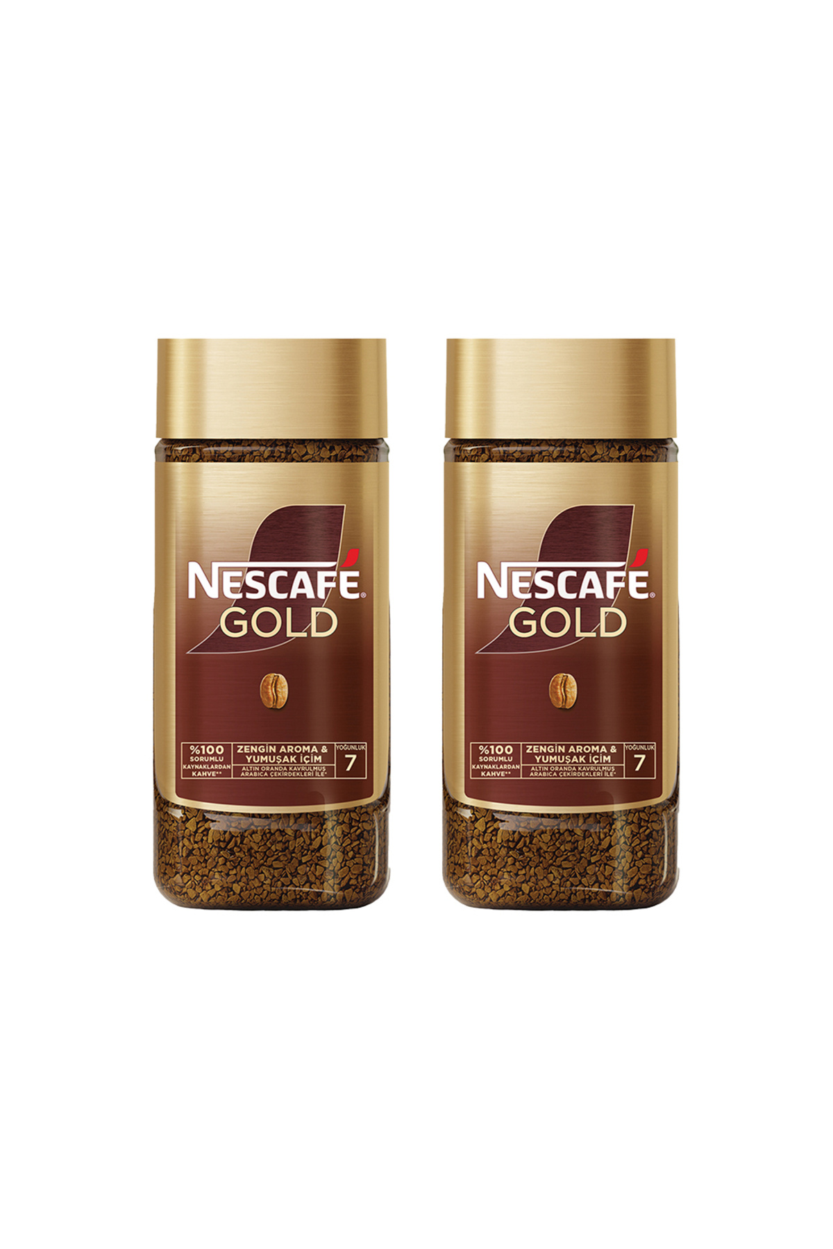 Nescafe Gold Çözünebilir Kahve 100g Cam Kavanoz (2'li Paket)