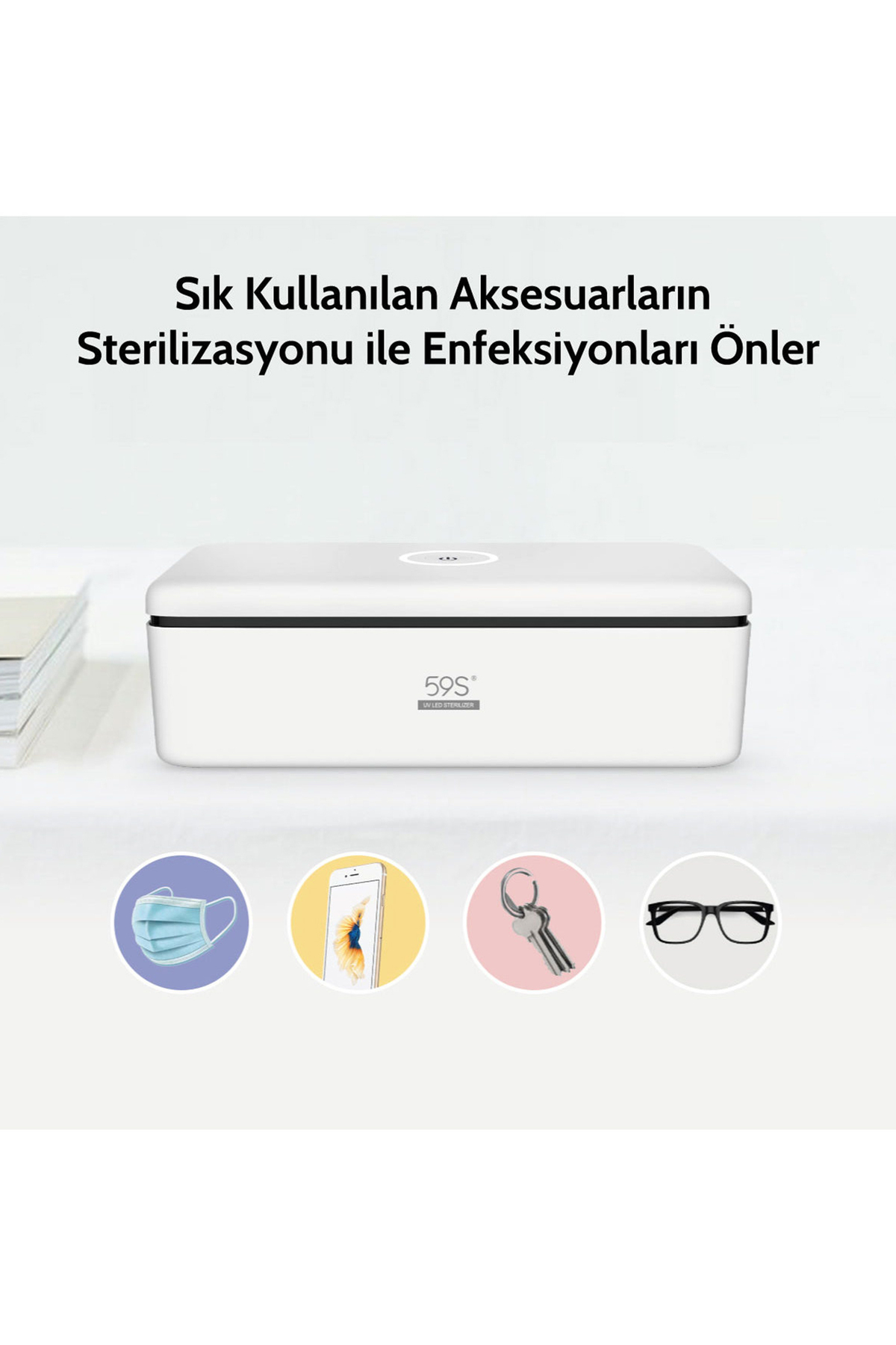 59s S2 Ultraviyole-c Led Sterilizasyon Kutusu fotoğrafı 4 (önizleme)