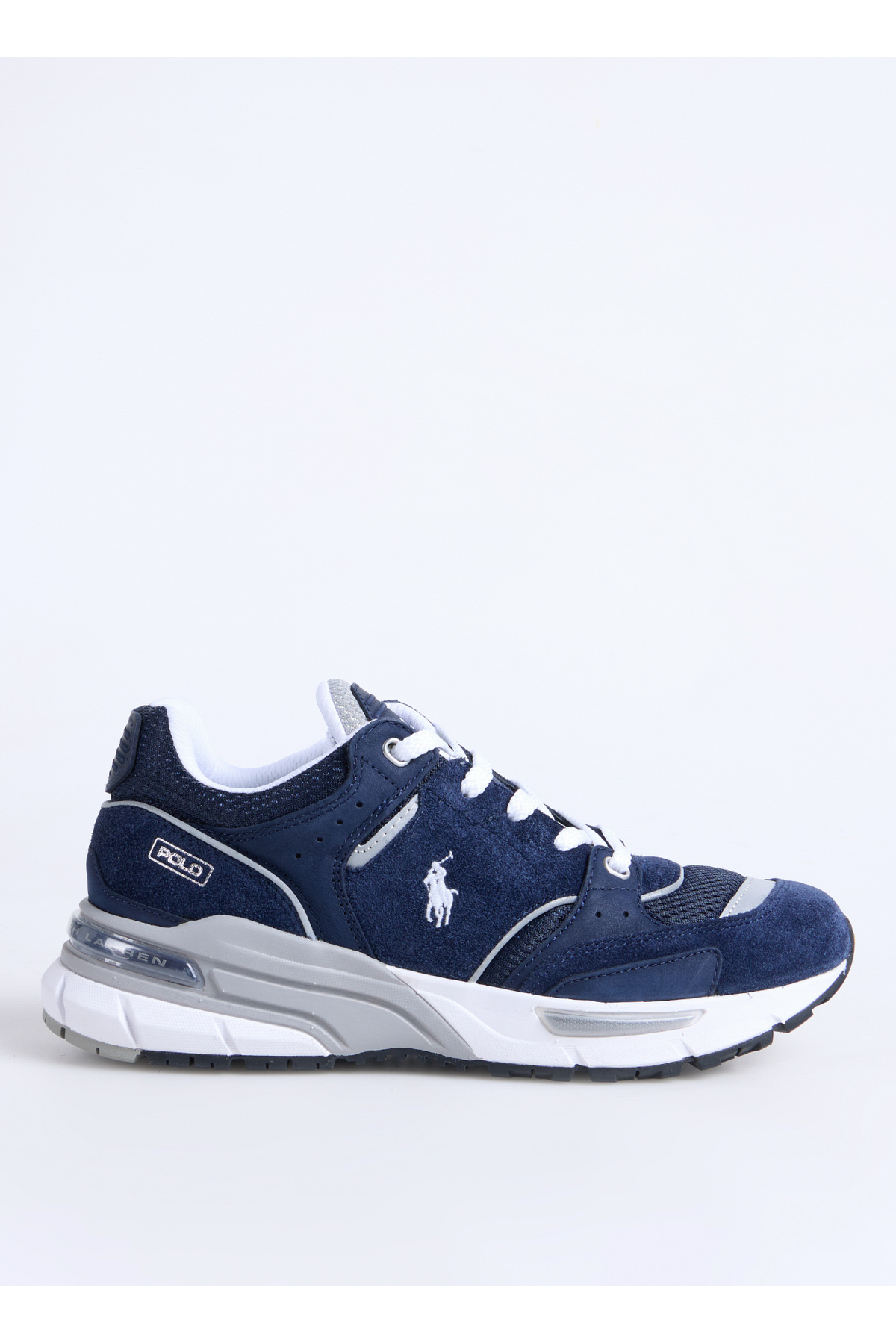 رالف لورن کفش کتانی مردانه سرمه‌ای - خاکستری TRACKSTR 250-SNEAKERS-LOW TOP LACE