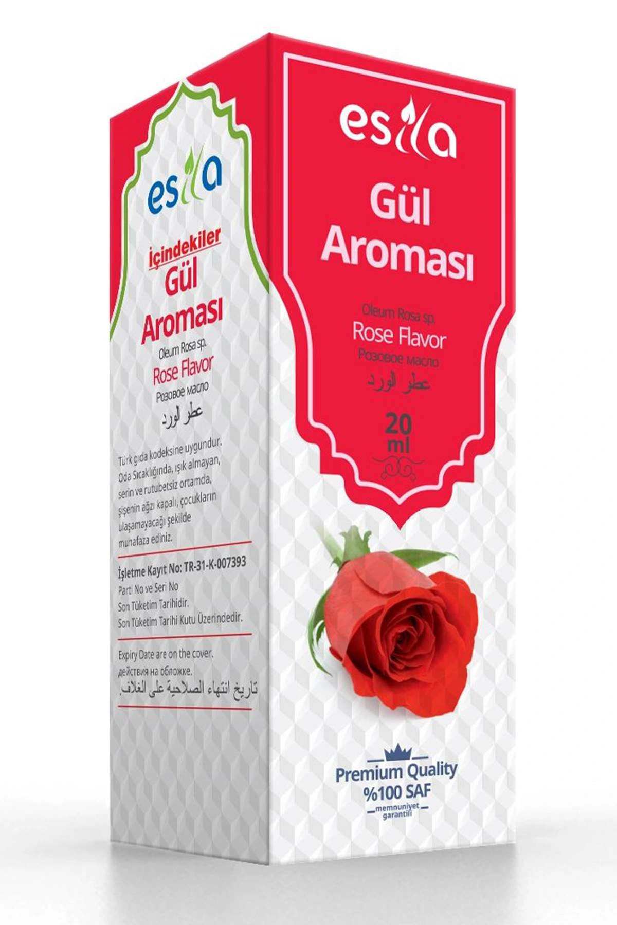 ESİLA Gül Aroması 20 Ml.