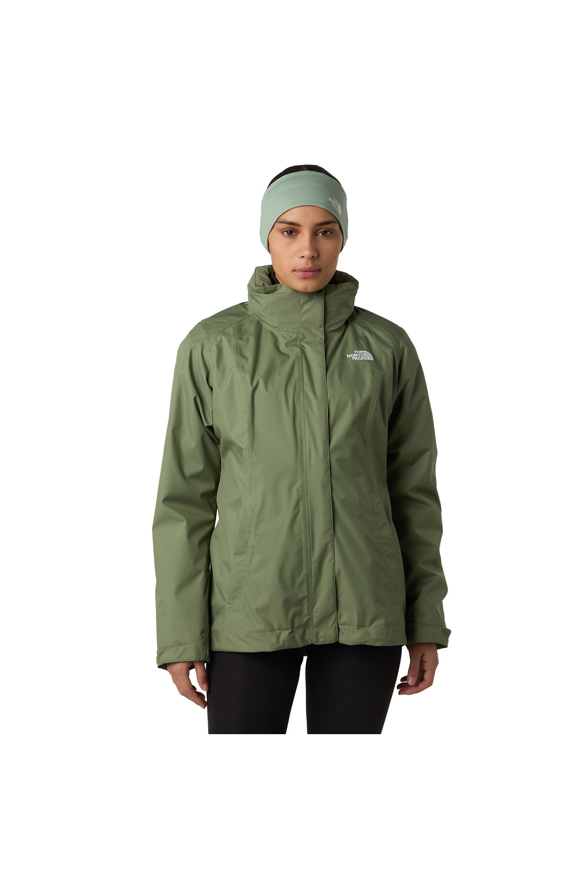 نورث فیس کاپشن فضای باز زنانه Evolve II Triclimate مدل NF0A8E02D0I1 سبز