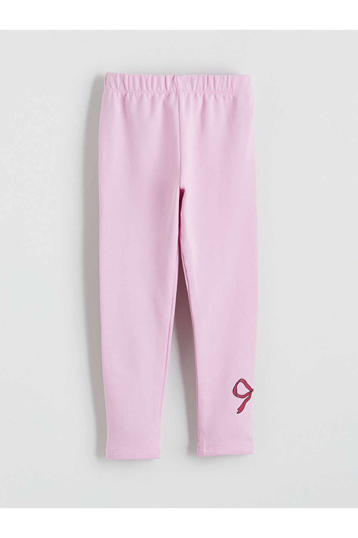 LC Waikiki Lila Beli Lastikli Kurdele Detaylı Kız Çocuk Tayt 2'li fotoğrafı 2 (önizleme)