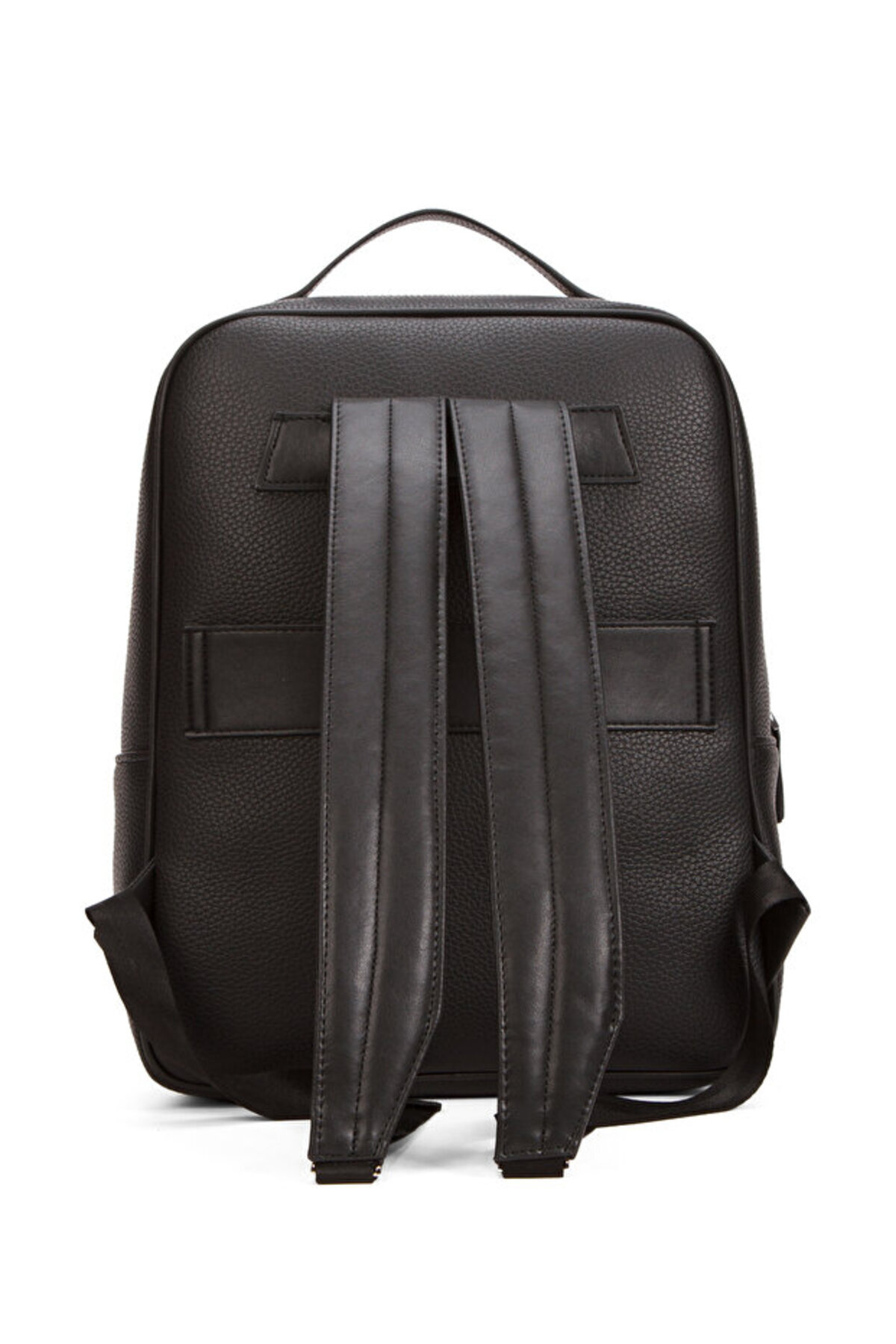 Fossil  Unisex Siyah Laptop Bölmeli Laptop&Evrak Deri Sırt Çantası - Görsel 7