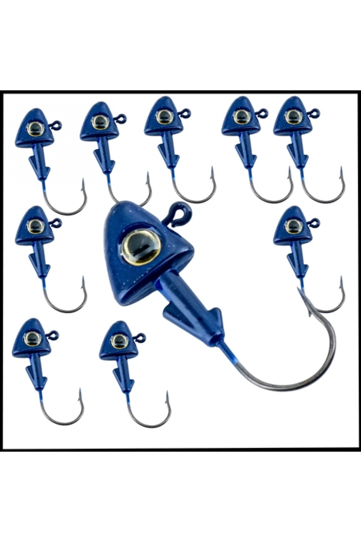 Uygunayakala Uyguna-Yakala Mavi - 10 Gr - Zoka - Kurşunlu Olta İğnesi - 10 Adet-ALA.269