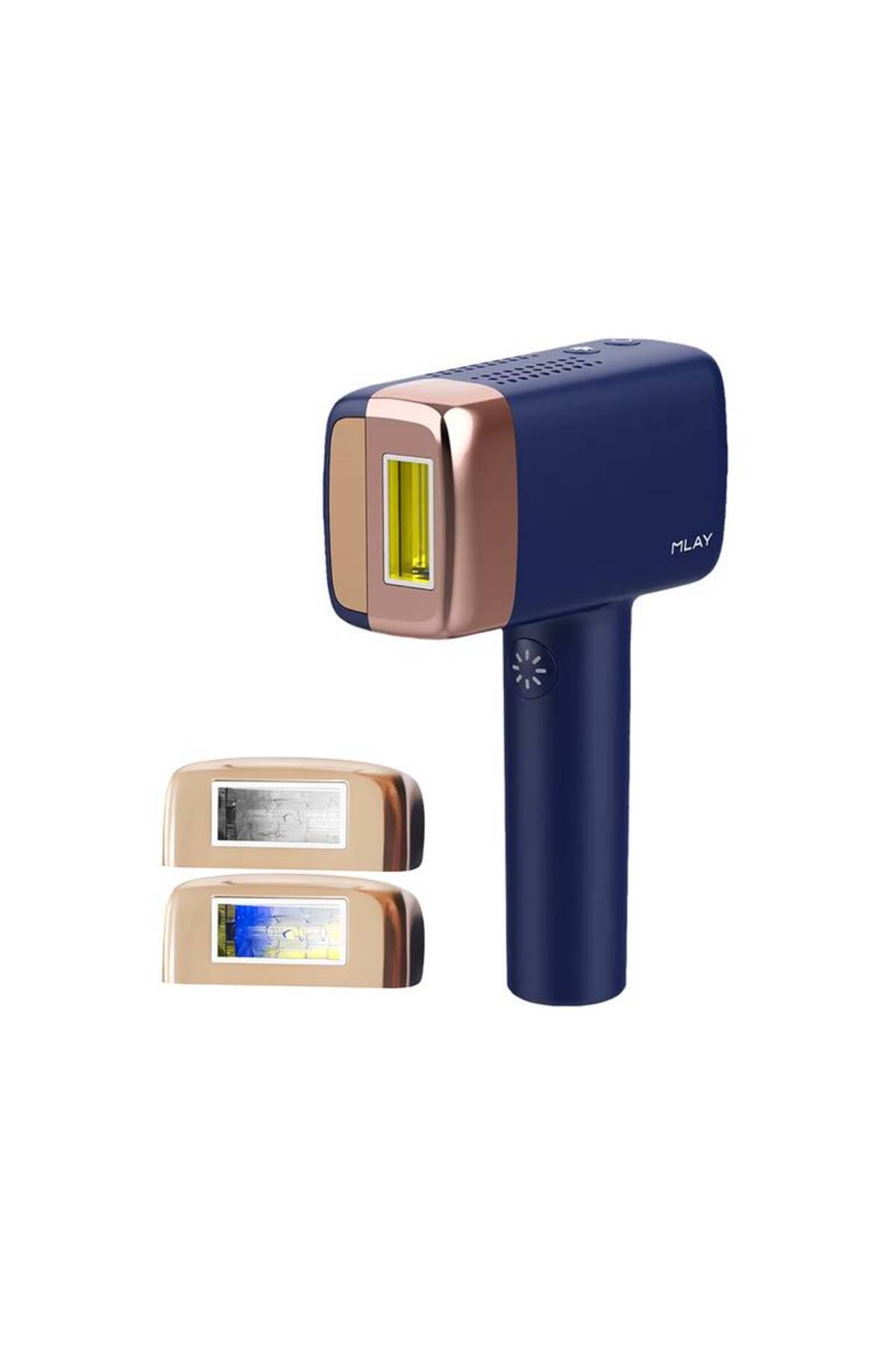 Mlay T14 Laser Hair Removal Device (Upgraded) with Ice Cooling, 3 Lenses - Navy
