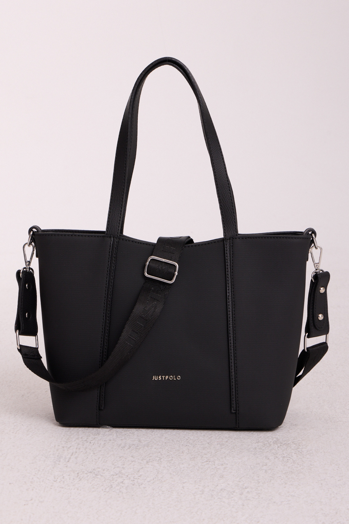 Just Polo Luxury Women's Wide Shoulder Bag with Adjustable Shoulder Strap