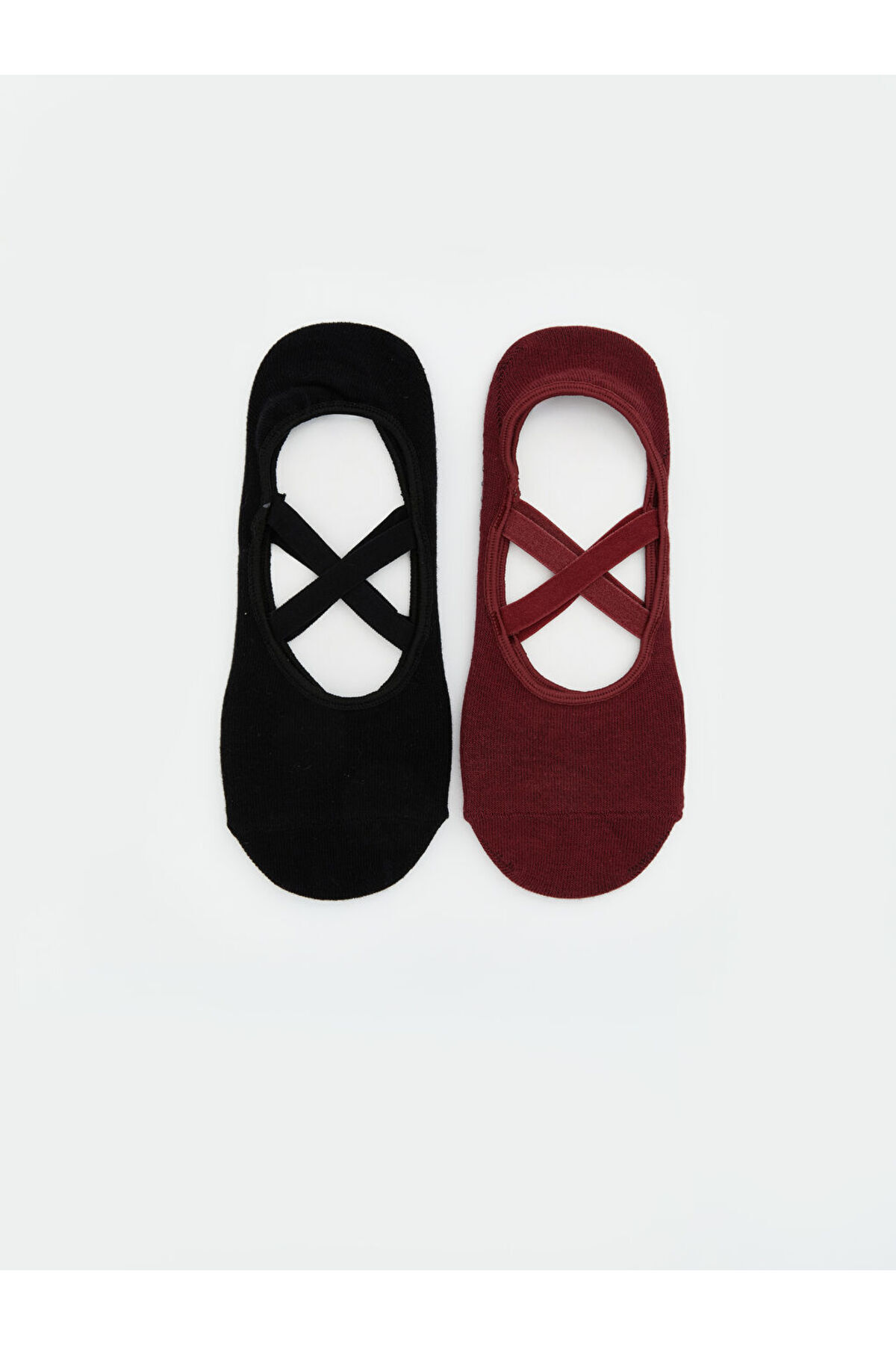 LC Waikiki Esvab Giyim'den Şık Tercihler | Kaydırmaz Tabanlı Kadın Yoga ve Pilates Çorabı 2'li