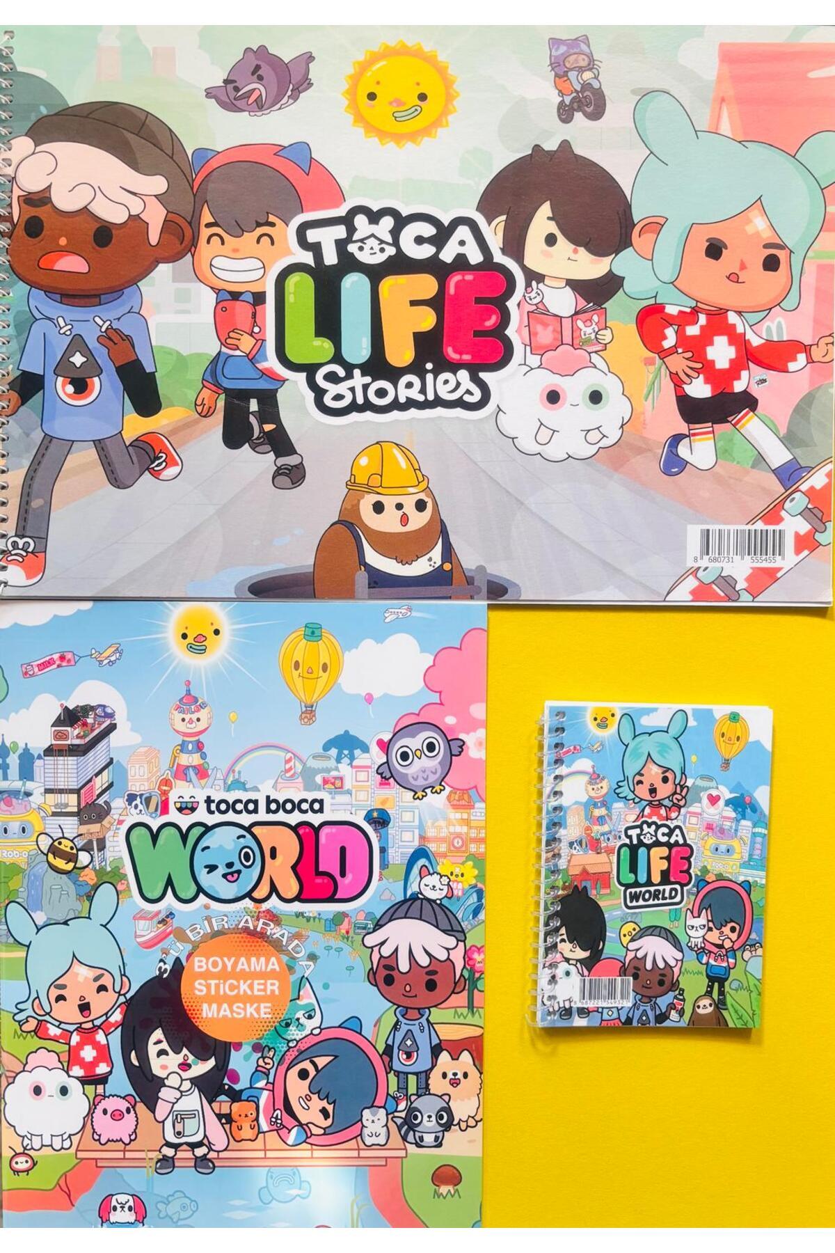 Deniz Oyuncak TOCA BOCA 25*35 RESİM DEFTERİ-ÖDEV DEFTERİ-BOYAMA KİTABI