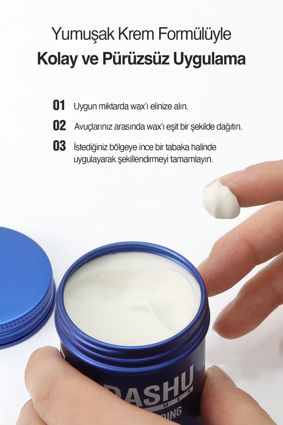 Ultra Güçlü, Kalıntı ve Beyazlık Bırakmayan, Besleyici For Men Premium Ultra Holding Power Wax — 8703 — تصویر 5 از 9