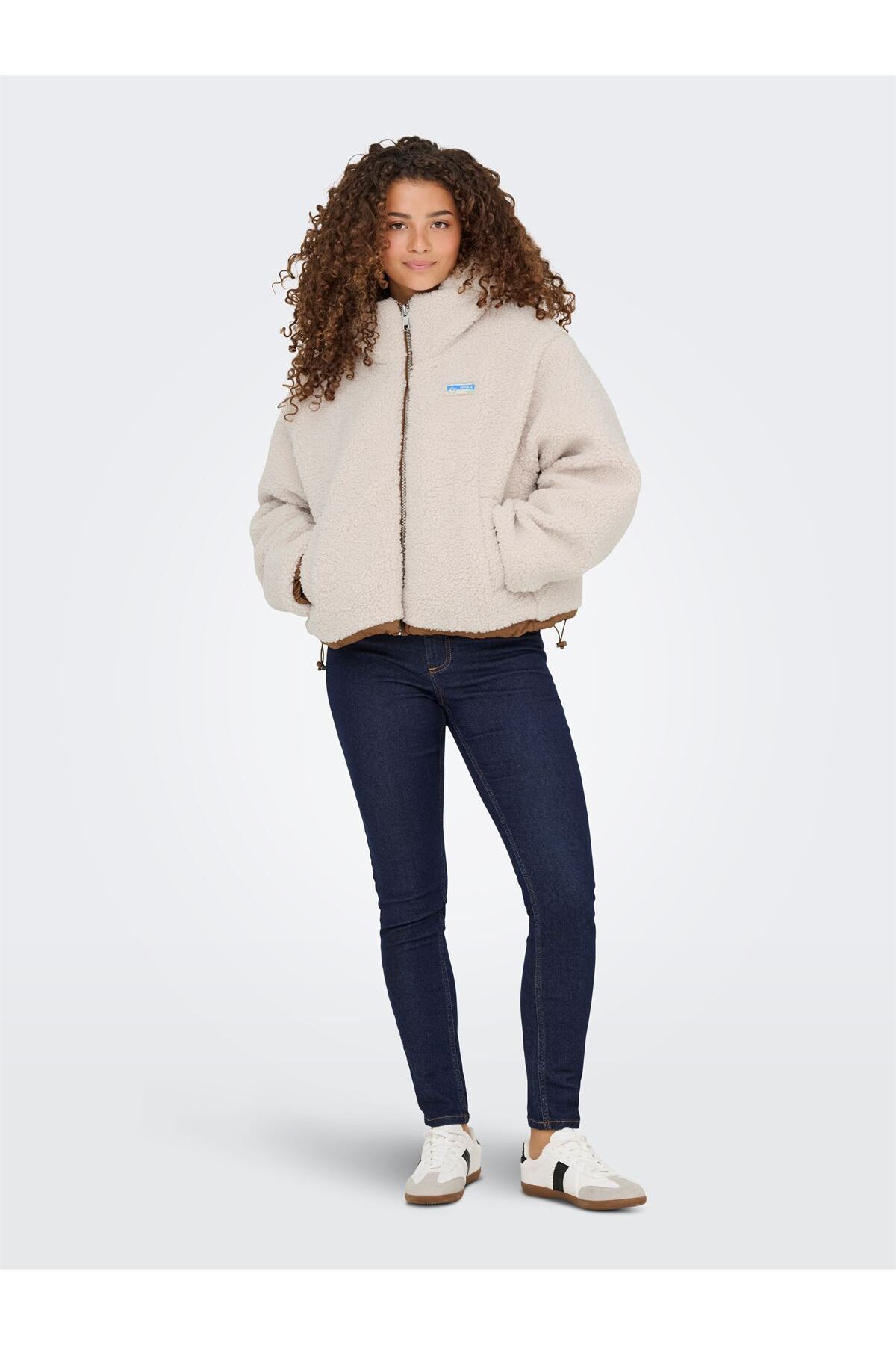 ONLY  ONLMARIA REV PUFFER JACKET CC OTW Kadın Beyaz Dış Giyim - 15350542 - Görsel 7