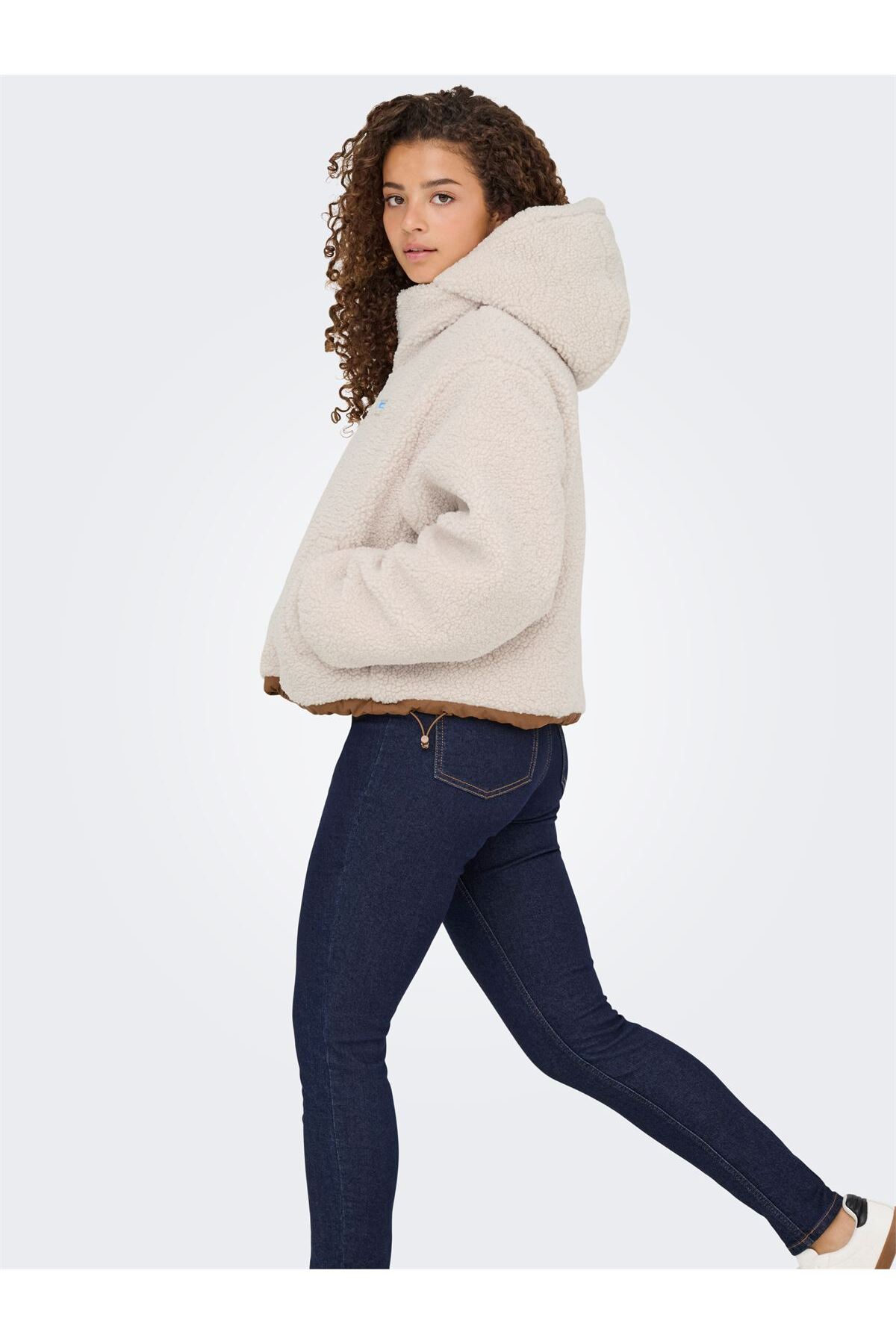 ONLY  ONLMARIA REV PUFFER JACKET CC OTW Kadın Beyaz Dış Giyim - 15350542 - Görsel 2