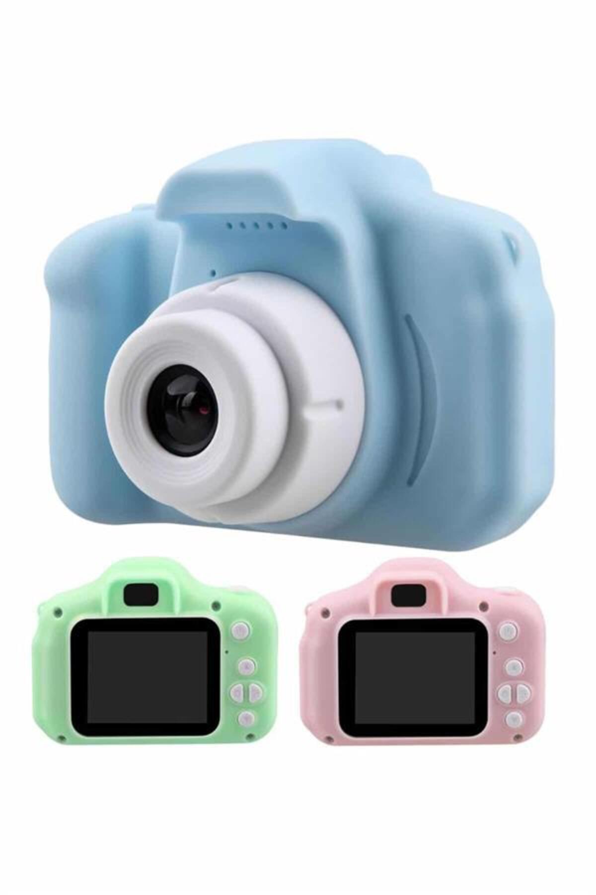 UCUZTEKNO Çocuklara Özel Fotoğraf Ve Video Çeken Mini Çok Renkli Fotoğraf Makinesi