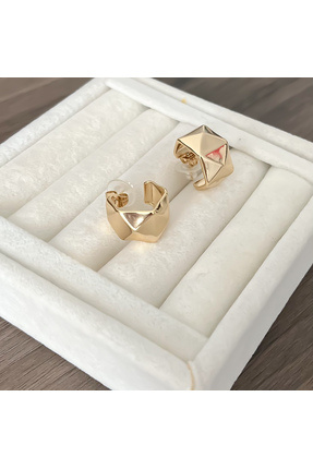 ATELİER GİZEM Xuping kararmaz kadın gold çelik küpe