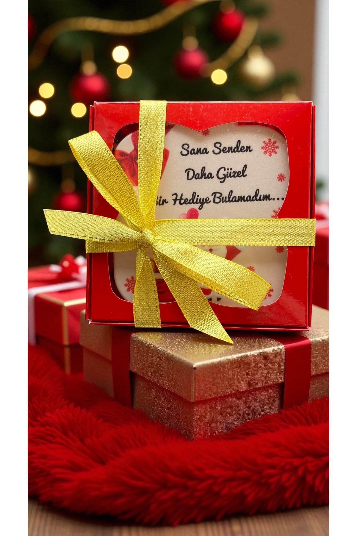 DKY Yeni Yıl Yılbaşı Özel Tasarım Hediyelik Cep Aynası