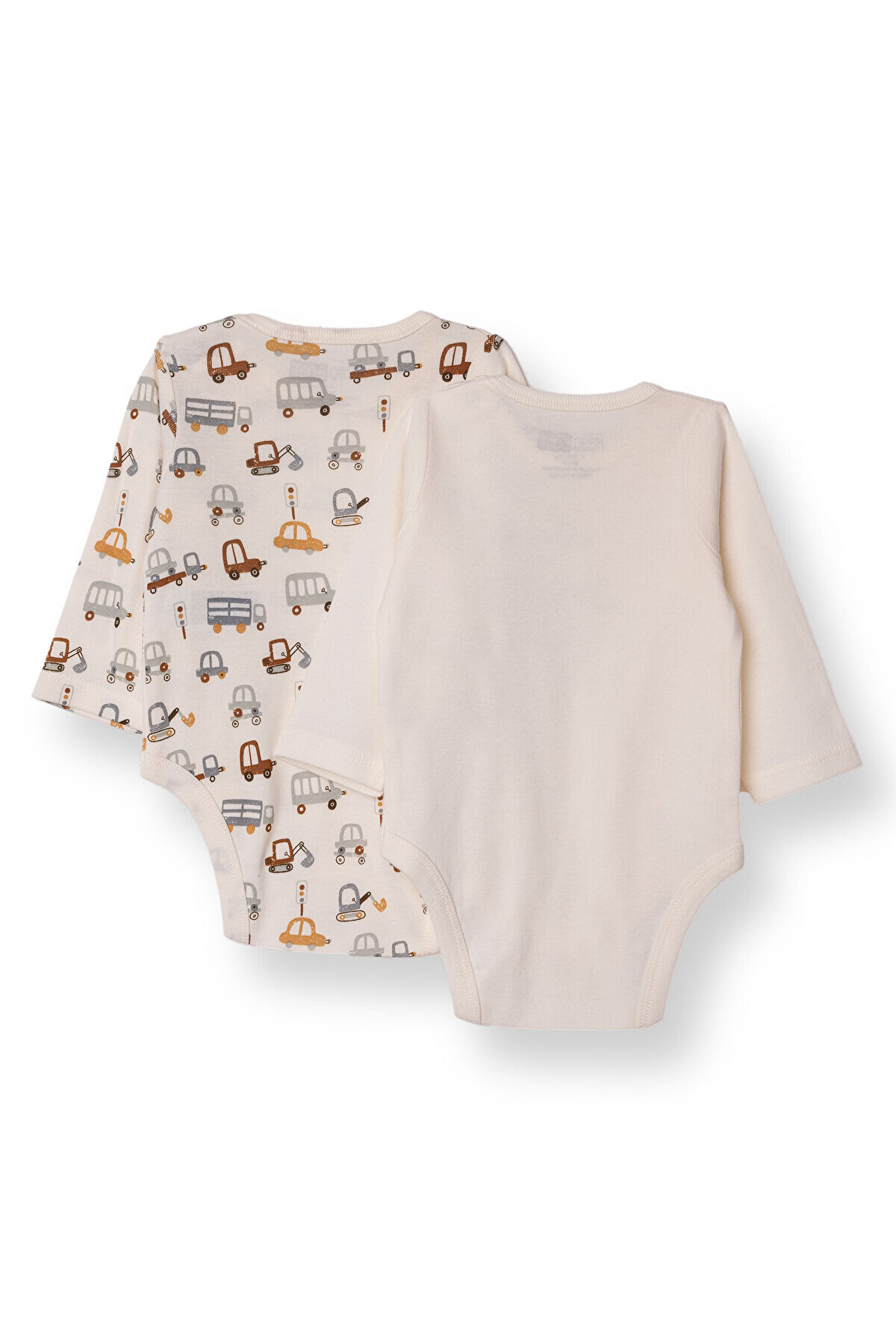 ebebek Hello Baby HelloBaby Erkek Bebek 2li Uzun Kol Body Ribana Çıtçıtlı Yaka Uzun Kol fotoğrafı 2 (önizleme)