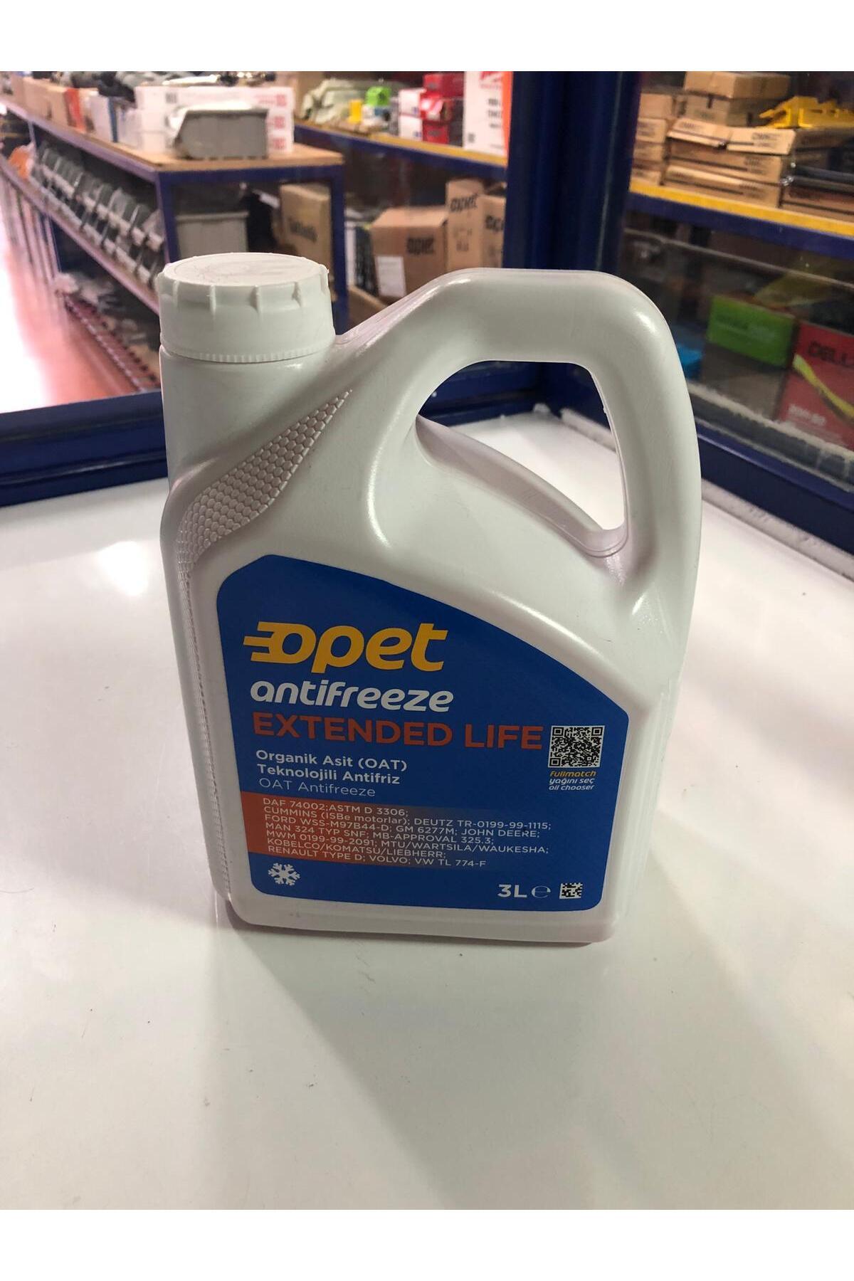opet ANTİFREEZE ENTENDED LIFE (KIRMIZ 3LİTRE)