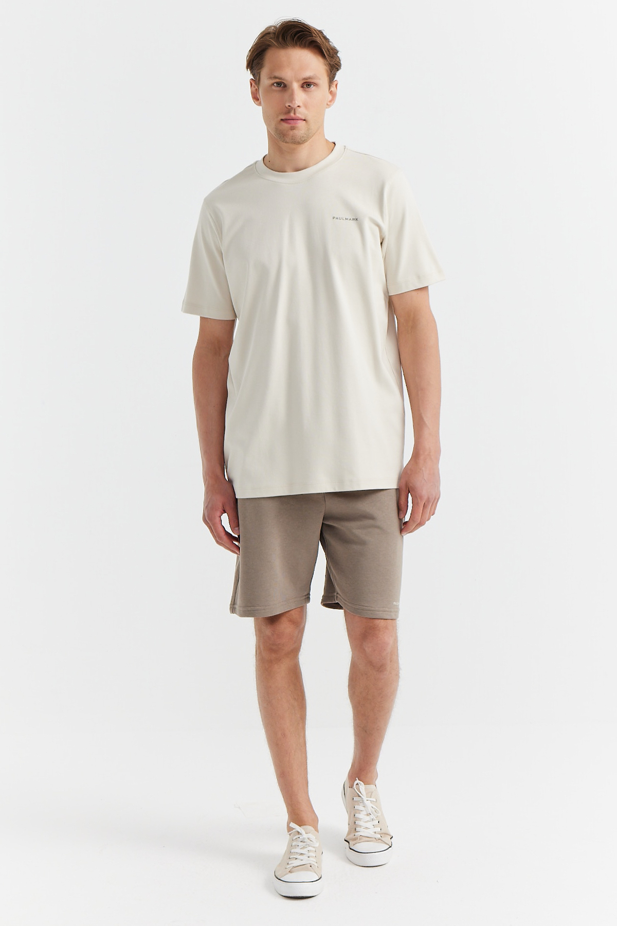 PAULMARK  Erkek Beli Bağlamalı Şort - Görsel 4