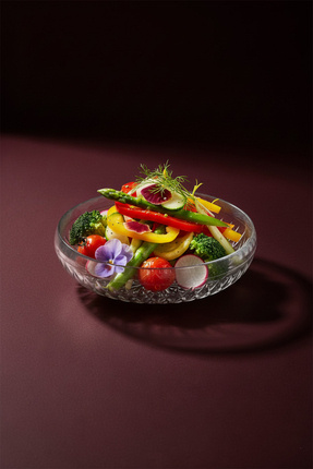 Perotti Novento Büyük Boy Cam Salata Kasesi - İskandinav Tarz Meyvelik Kase 2...