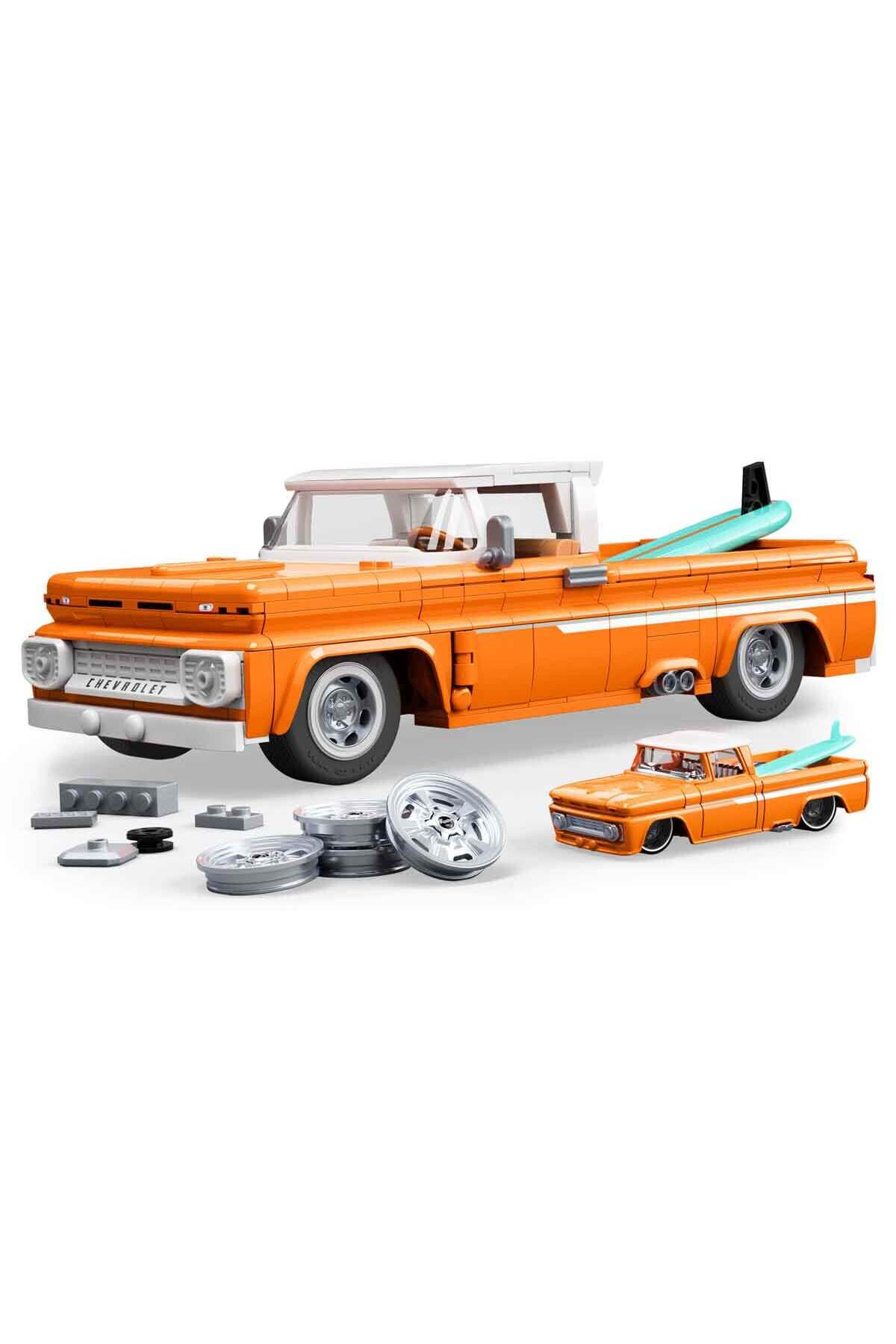 4台セット　ホットウィール　CUSTOM '62 CHEVY PICKUP Hot Wheels Elite Serisi Custom '62 Chevy Pickup Araba Yapım Seti