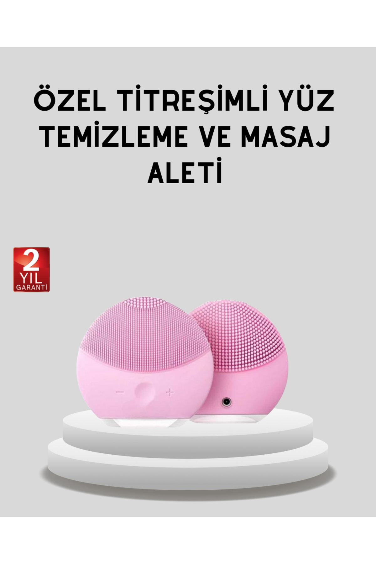 LTG Nova Taşınabilir Silikon Masaj Aleti – Derin Temizlik Yüz Ve El Kullanımına Uygun