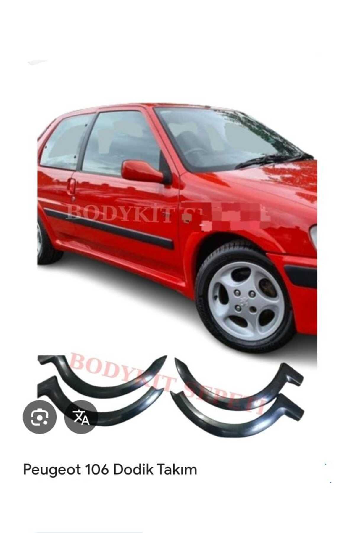AYAZ FİBER GARAJ PEUGEOT 106 Uyumlu DODİK takım MARŞPİYEL SAĞ SOL TAKIM FİBER BOYASIZ