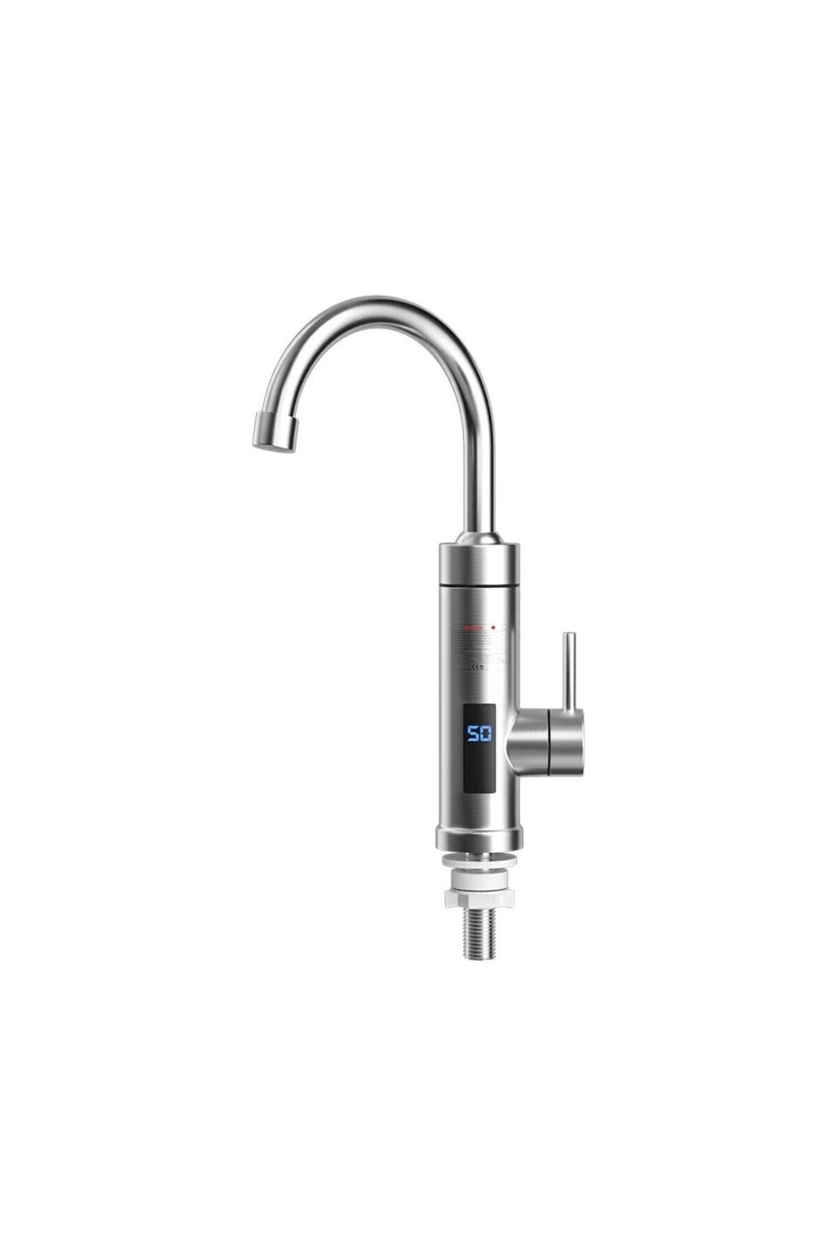 SC Çelik Lüks Elektrikli Ani Su Isıtıcı Termal Şofben Musluk TSE BELGELİ