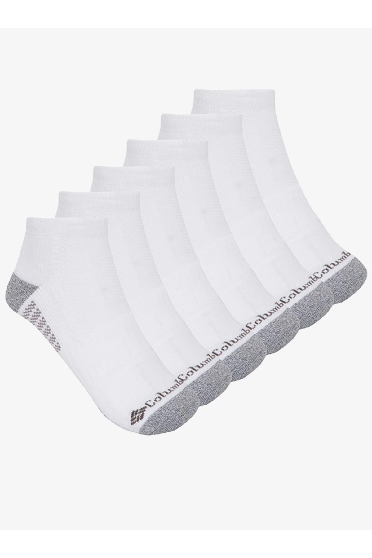 کلمبیا جوراب زنانه مدل C1184 بسته 6 تایی مد ورزشی بدون نمایش با کفی پیکه