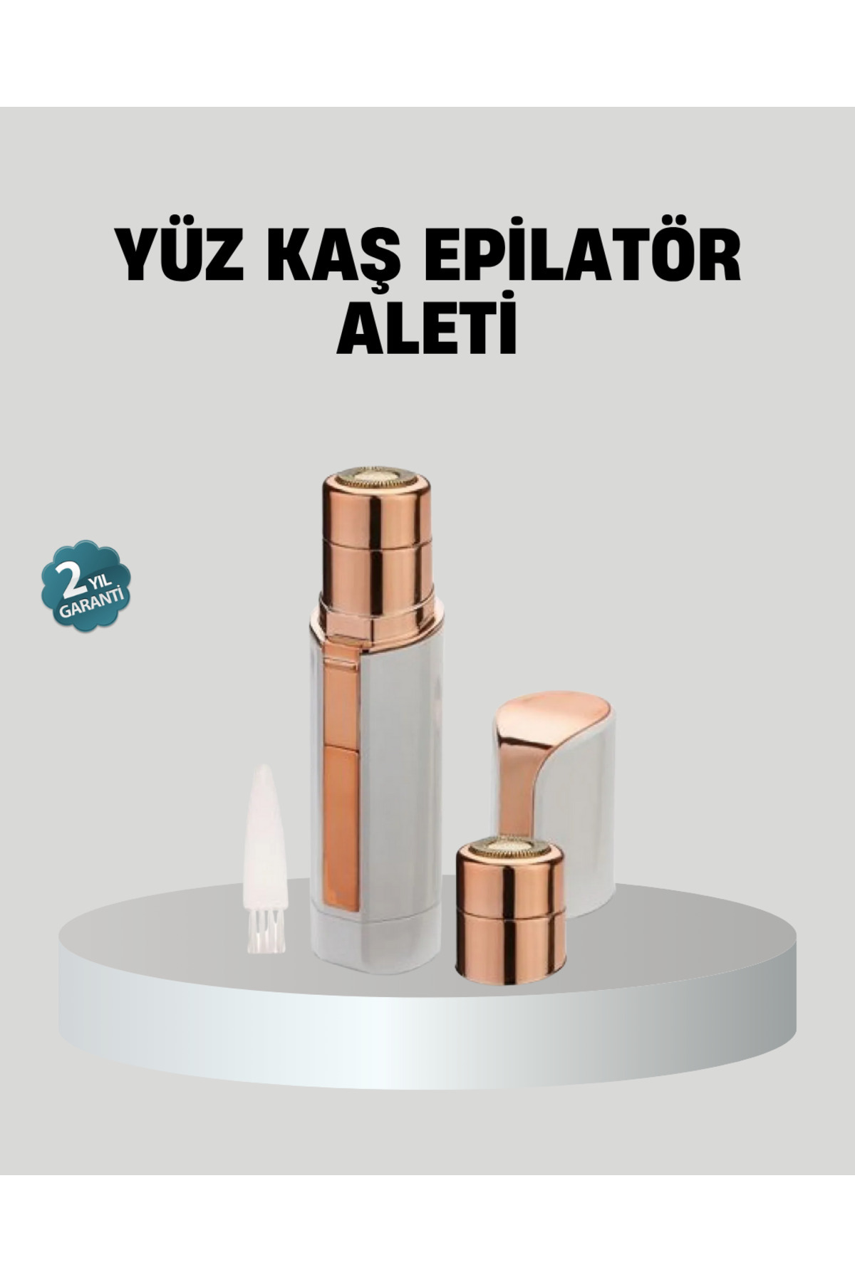 ZERO LAND LVSQVR Kadınlar İçin Yüz ve Kaş Epilatörü – Hassas Cilt Dostu, Pil ile Çalışan, Taşınabilir (20551