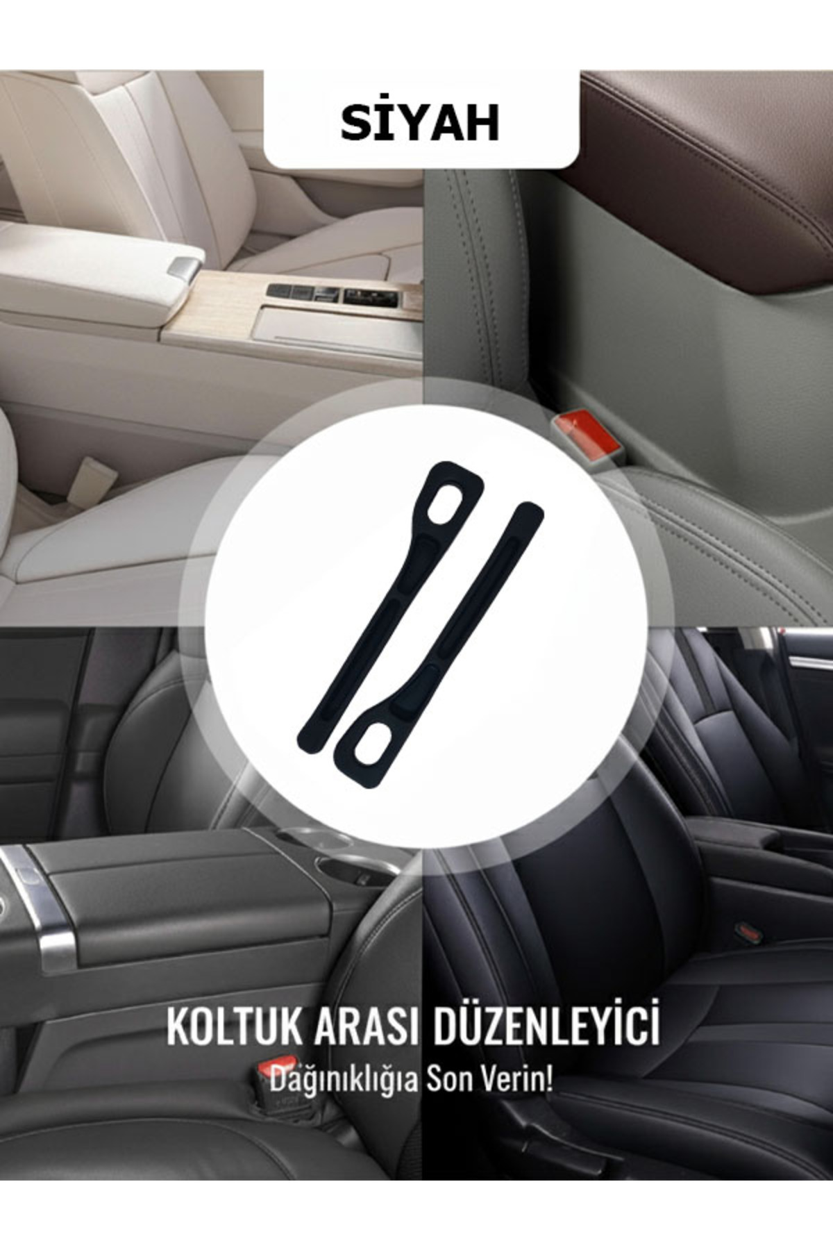 MS Garaj Araç Ön Koltuk Arası Düzenleyici 1 Çift | Esnek Boşluk Doldurucu Organizer