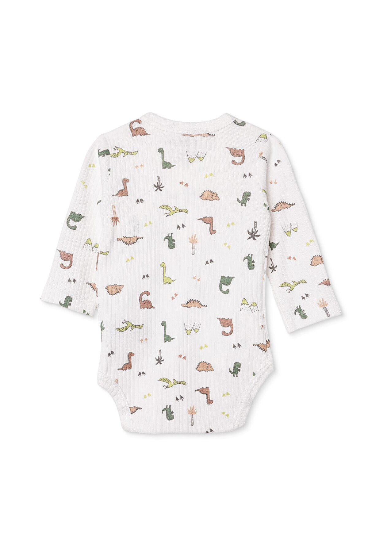 Tiffany Erkek Bebek Zıbın Body İnterlok V Yaka Uzun Kol fotoğrafı 2 (önizleme)