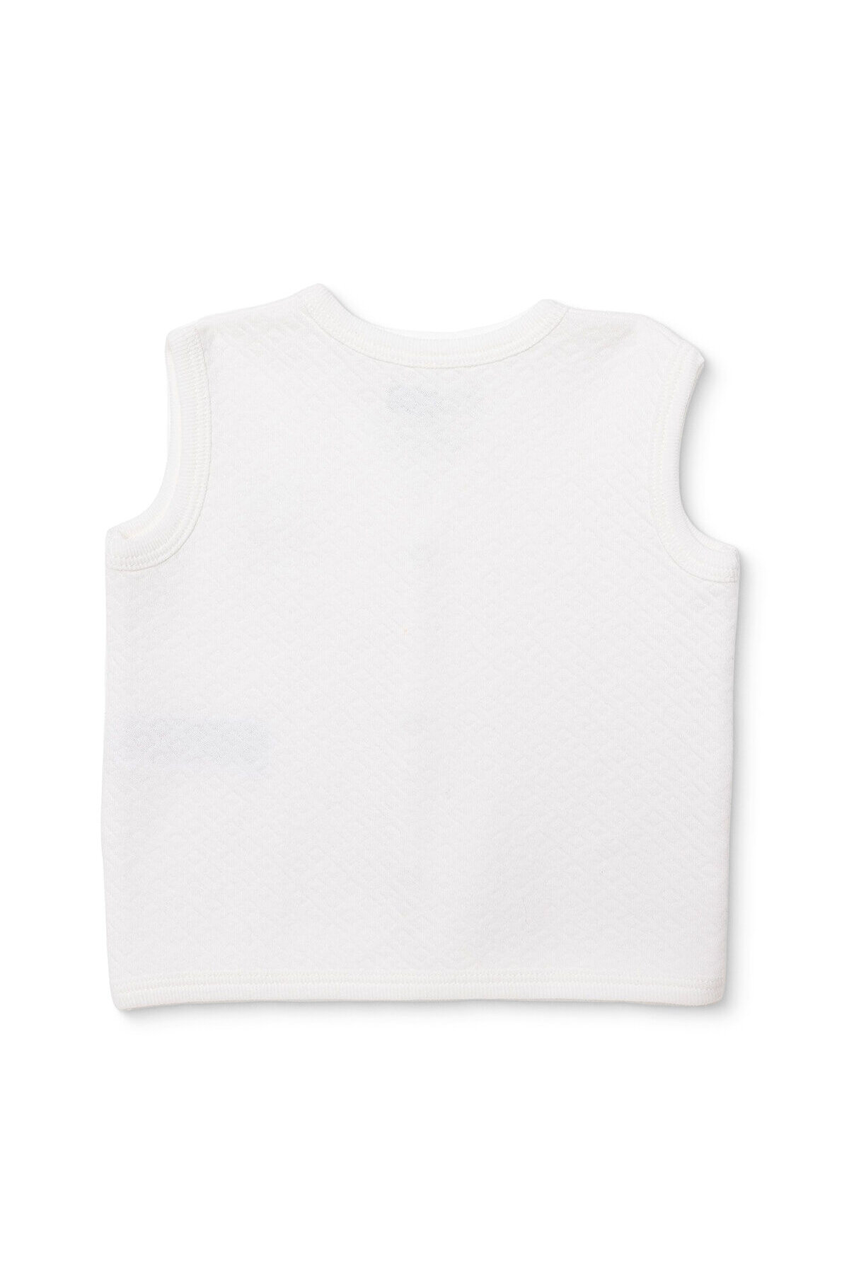 ebebek Hello Baby HelloBaby Erkek Bebek Kapitone Yelek Kapitone Örme V Yaka Atlet Kol fotoğrafı 2 (önizleme)