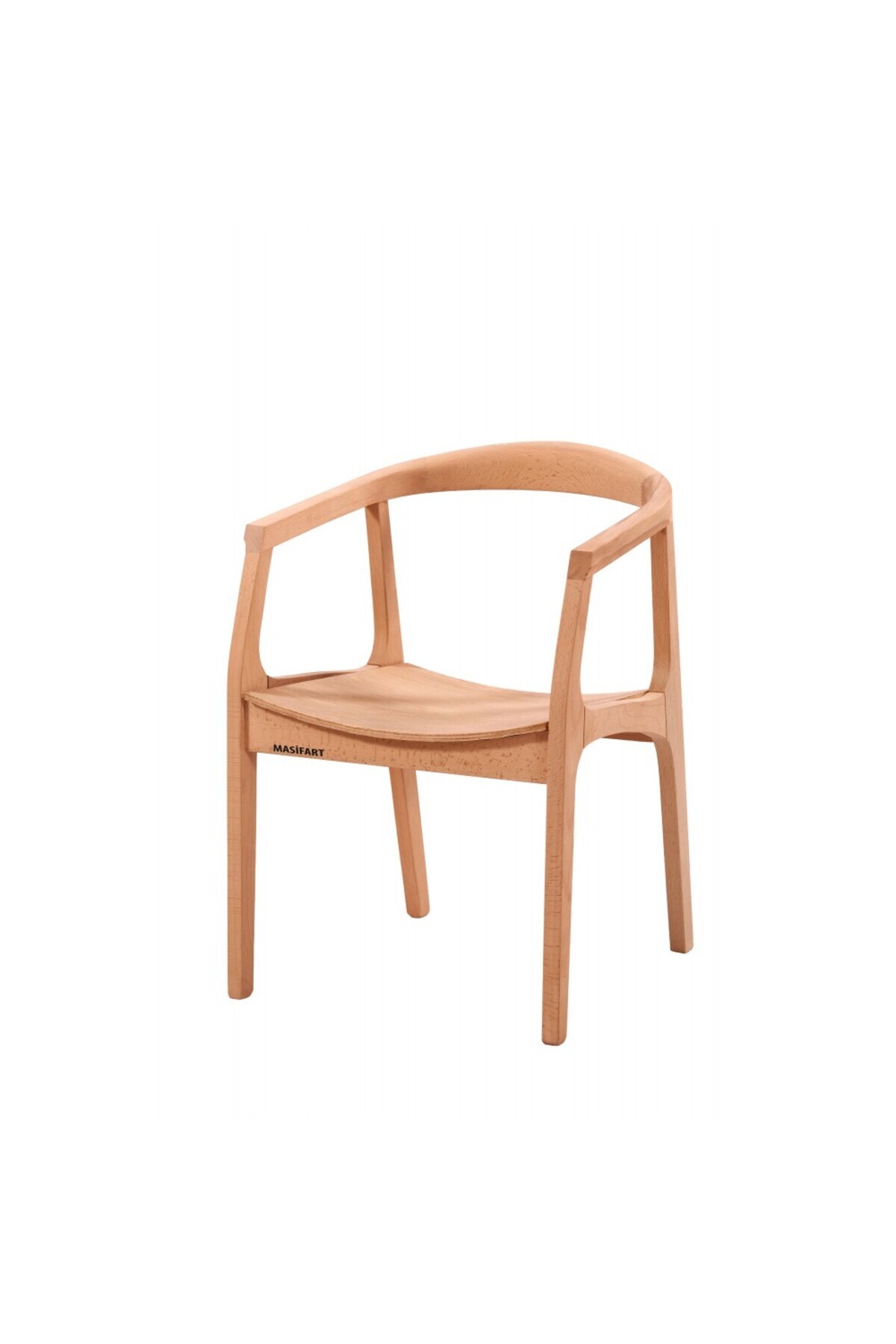 Masifart Aurora Nova Sandalye Cilasız Ham