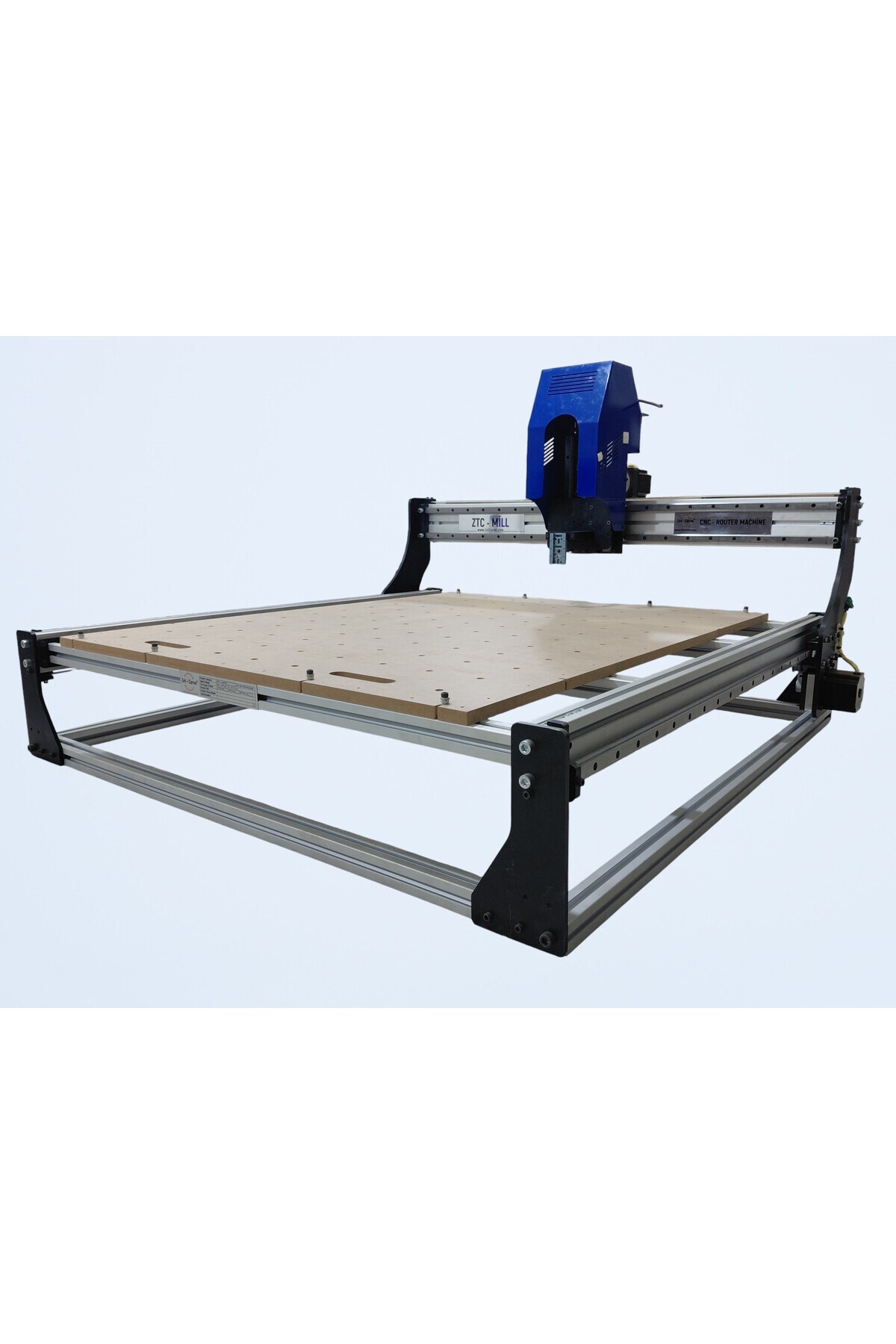 zetcarve - Ztc Mıll Model Masaüstü Cnc Makinesi 2'si 1 Arada 40 WATT OPTİK Lazer + Router Makine