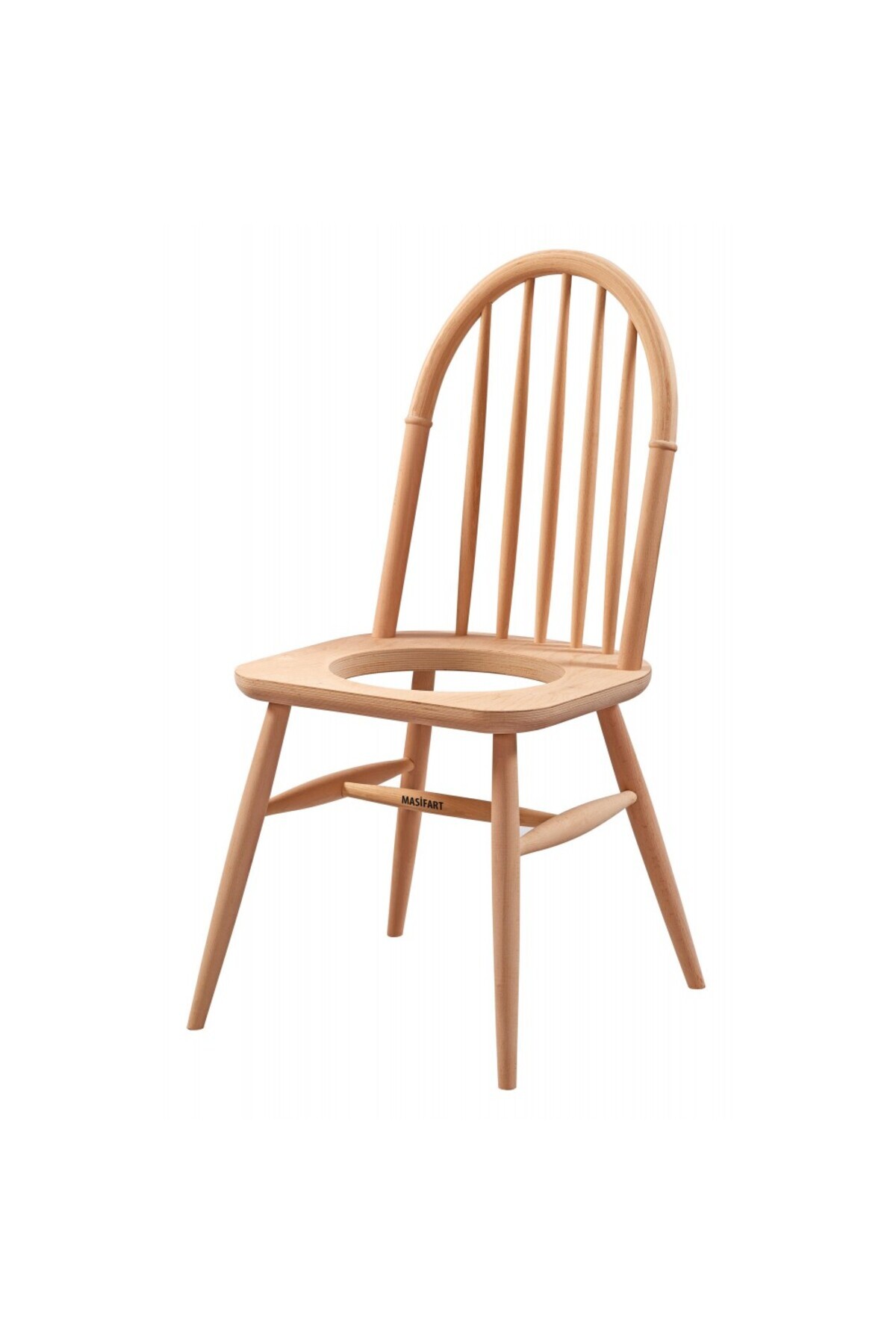 Masifart Florim Ada Döşemeli Sandalye Cilasız Ham