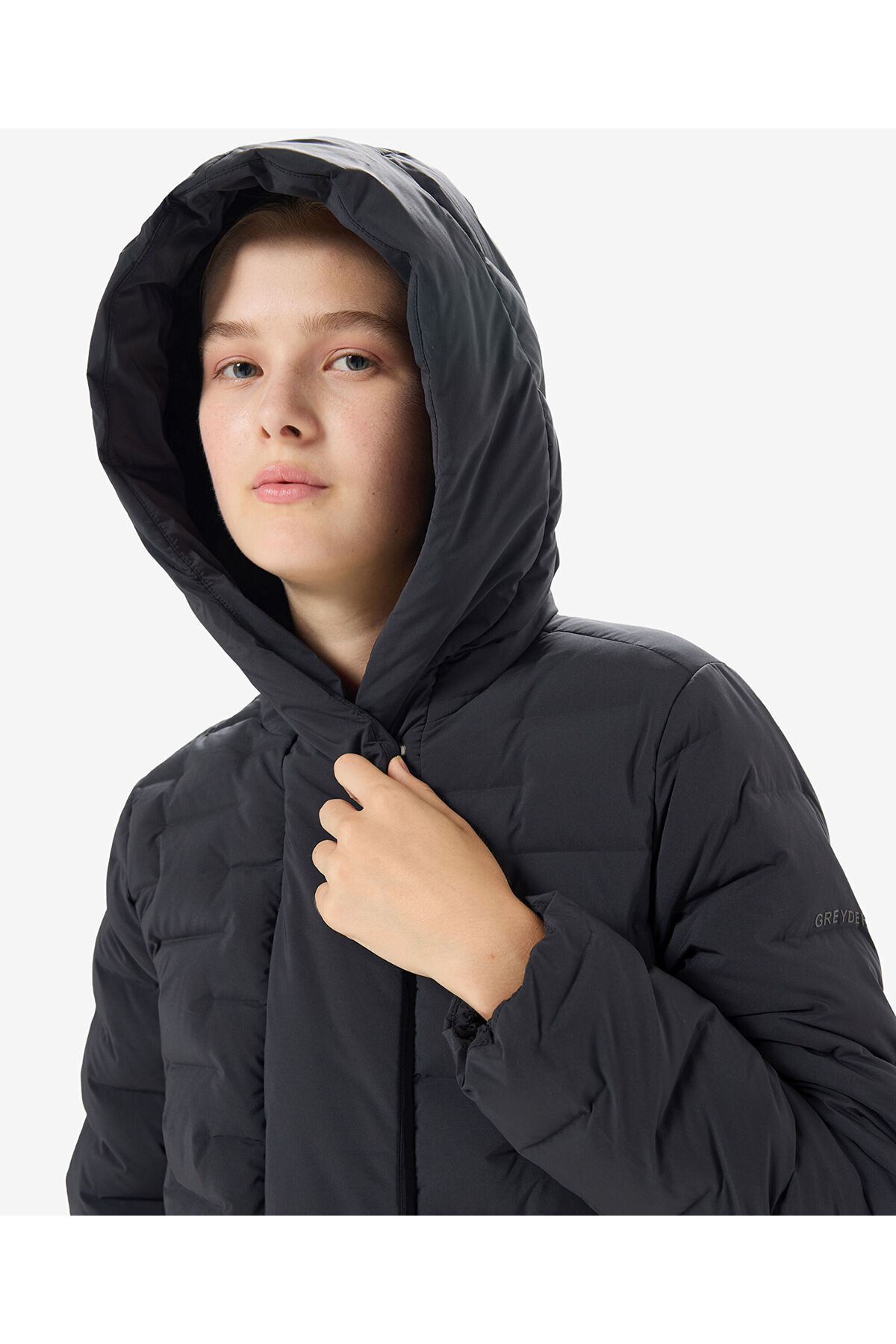 Greyder  Kadın Siyah Suya Dayanıklı Kaz Tüyü Mont 5K2TM84024 - Görsel 6