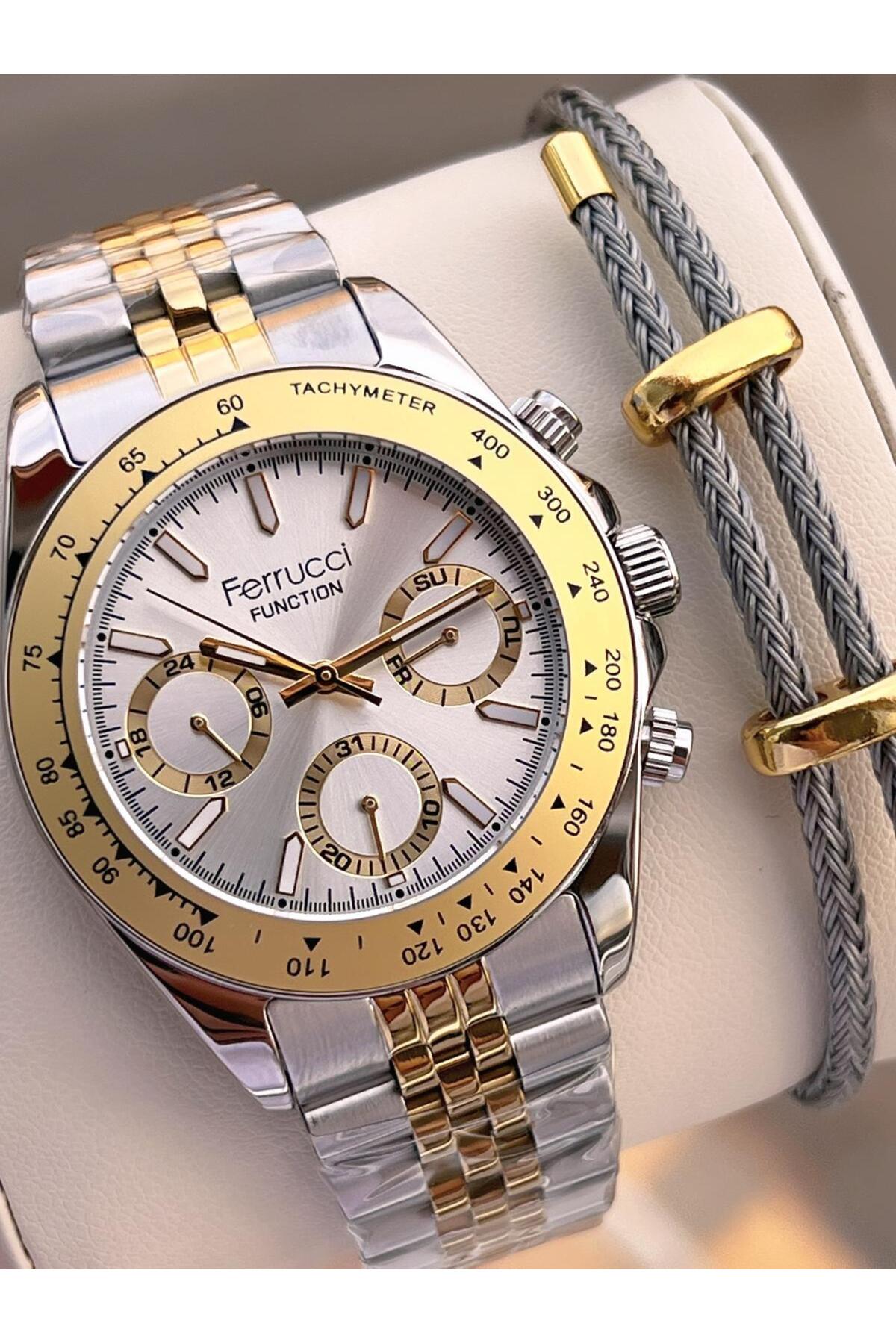 ساعت مچی مردانه Active 3 Atm با بند فولادی، صفحه داخلی و ضمانت دو ساله مدل Ef.03648.6