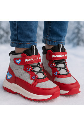 OUTLET41 KIZ ÇOCUK BANTLI KAR BOTU KİDS