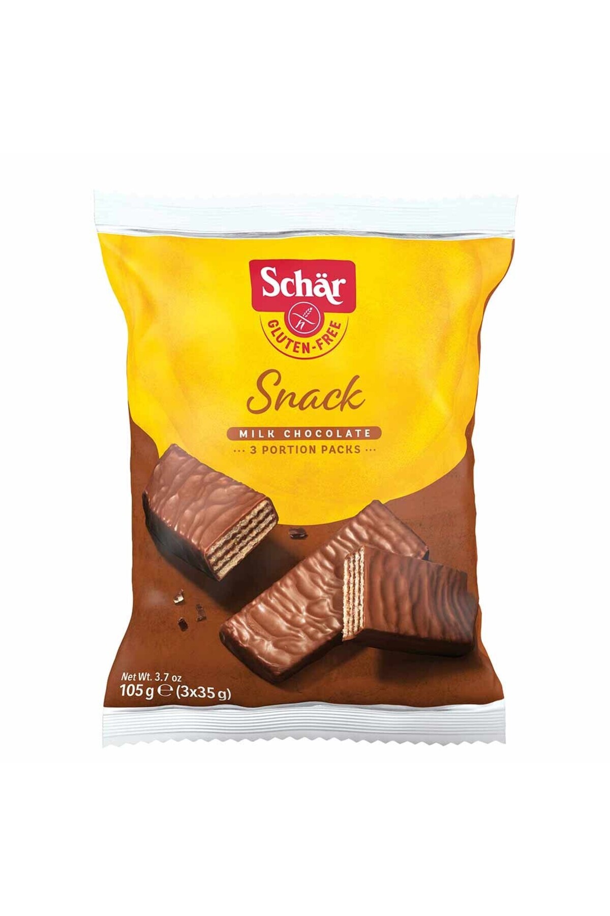Schar Glutensiz Sütlü Çikolata Kaplı Fındıklı Gofret 105 g