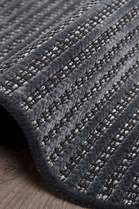 Kupon Halı Antrasit Şönil Kilim Mutfak Yıkanabilir Oturma Çocuk Odası Yolluk ...
