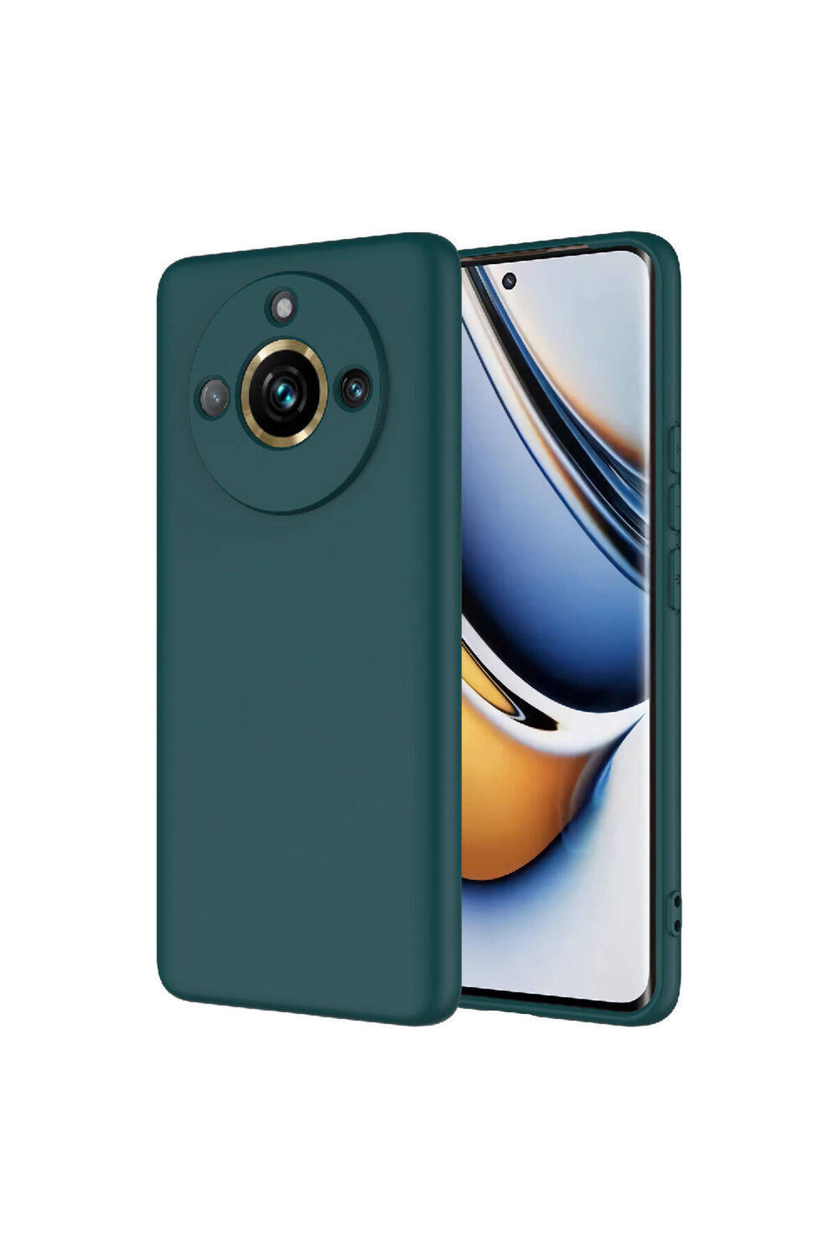 Realme 11 Pro Plus Kılıf ATA Mara Lansman Kapak - Koyu Yeşil