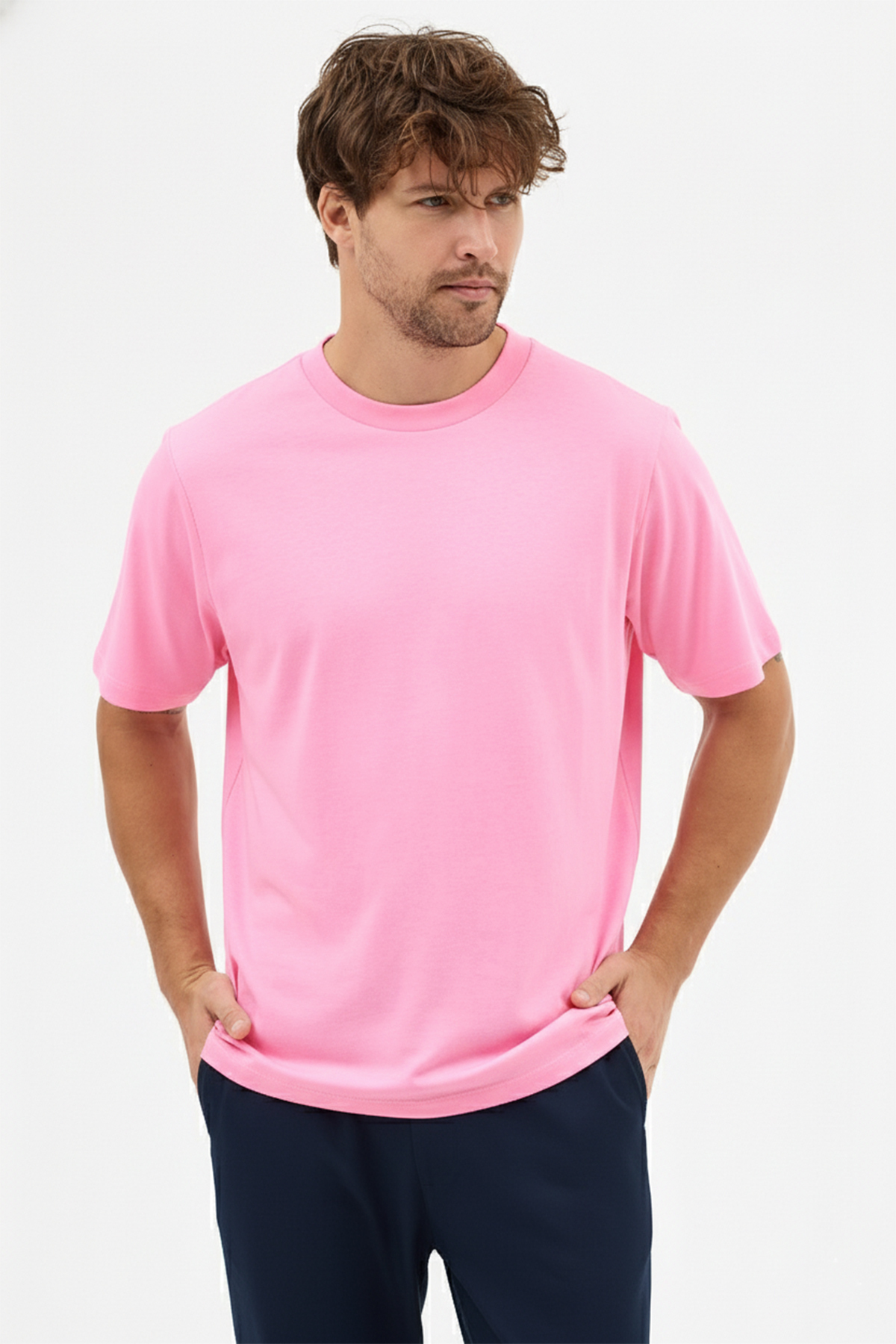 goffra Men's Vision Premium Quality Dense Textured Cotton T-Shirt