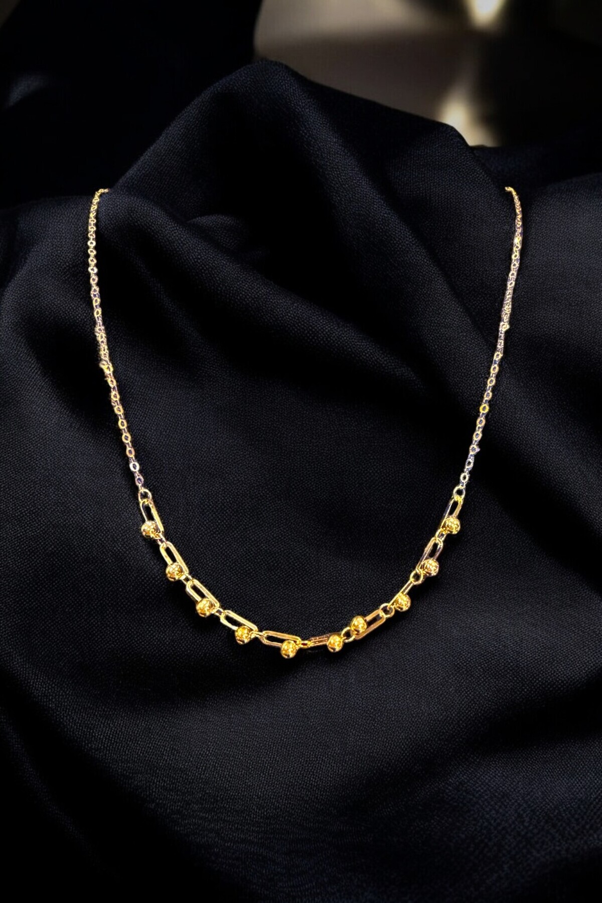 Altınaşkı Toplu Ataş Altın Kolye